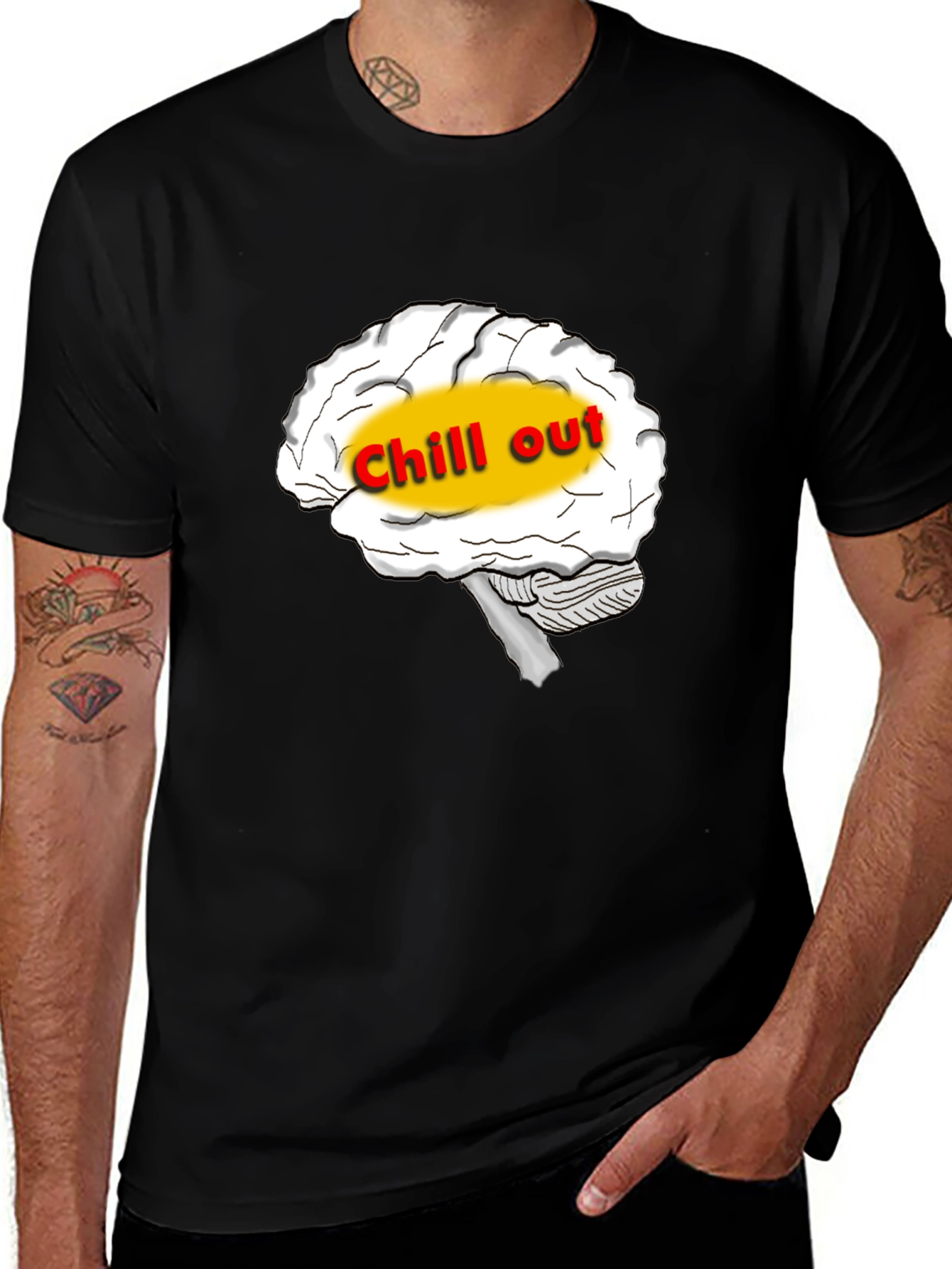 Chill Out Brain Tee - Relaxed Mind T-Shirt