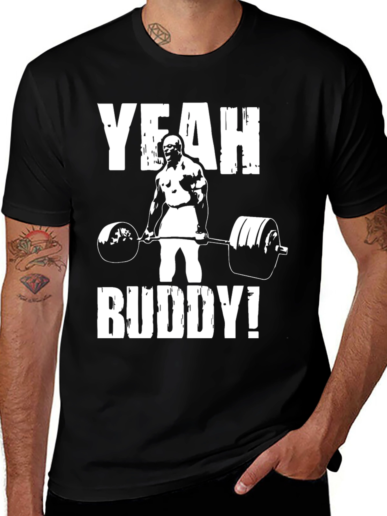 Variant 15 of Yeah Buddy! Gym Workout T-Shirt