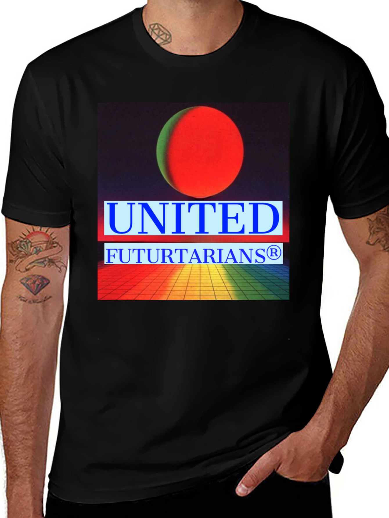 Variant 11 of United Futurtarians Graphic Tee - Retro Style