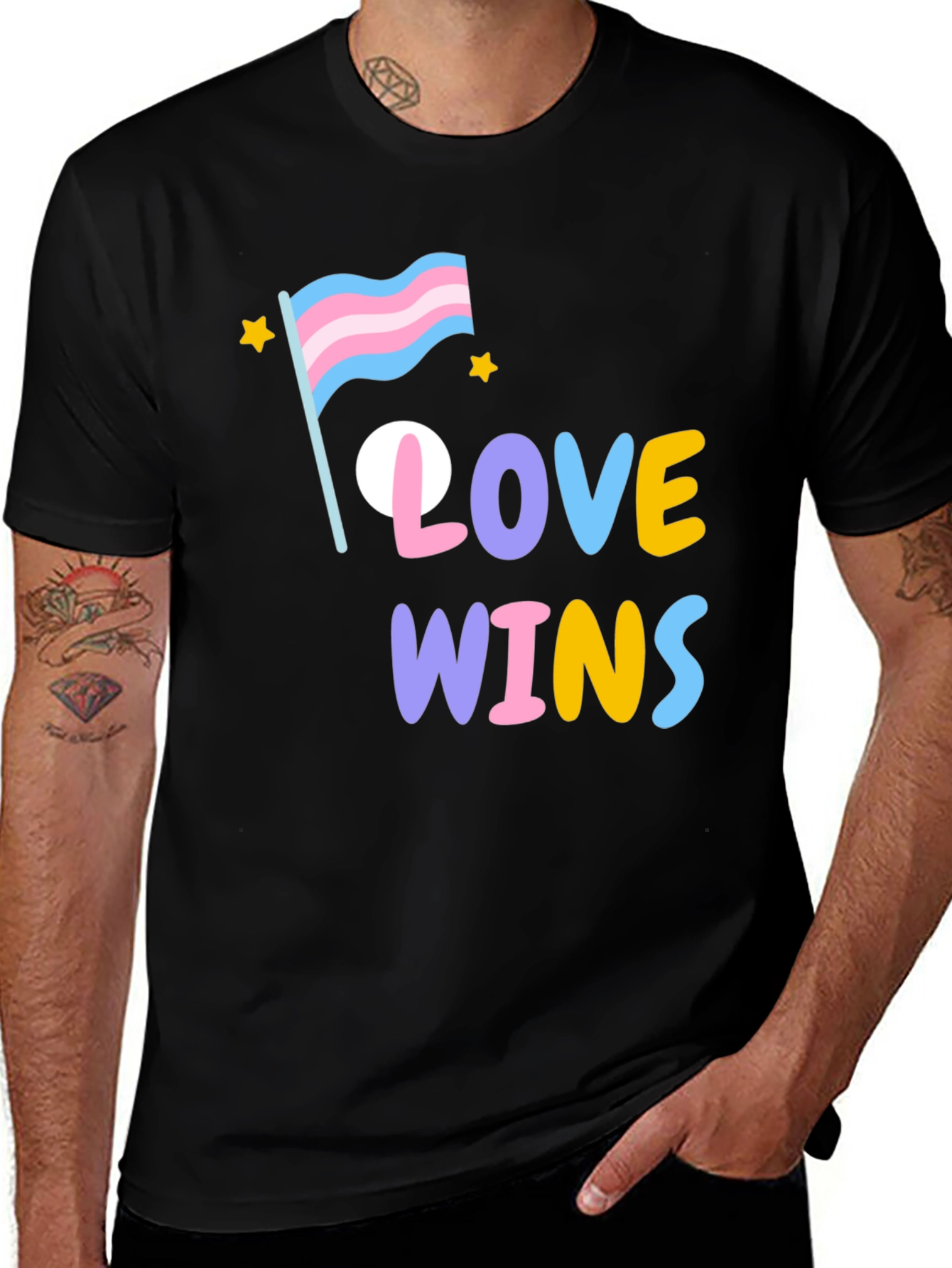 Love Wins Transgender Pride T-Shirt