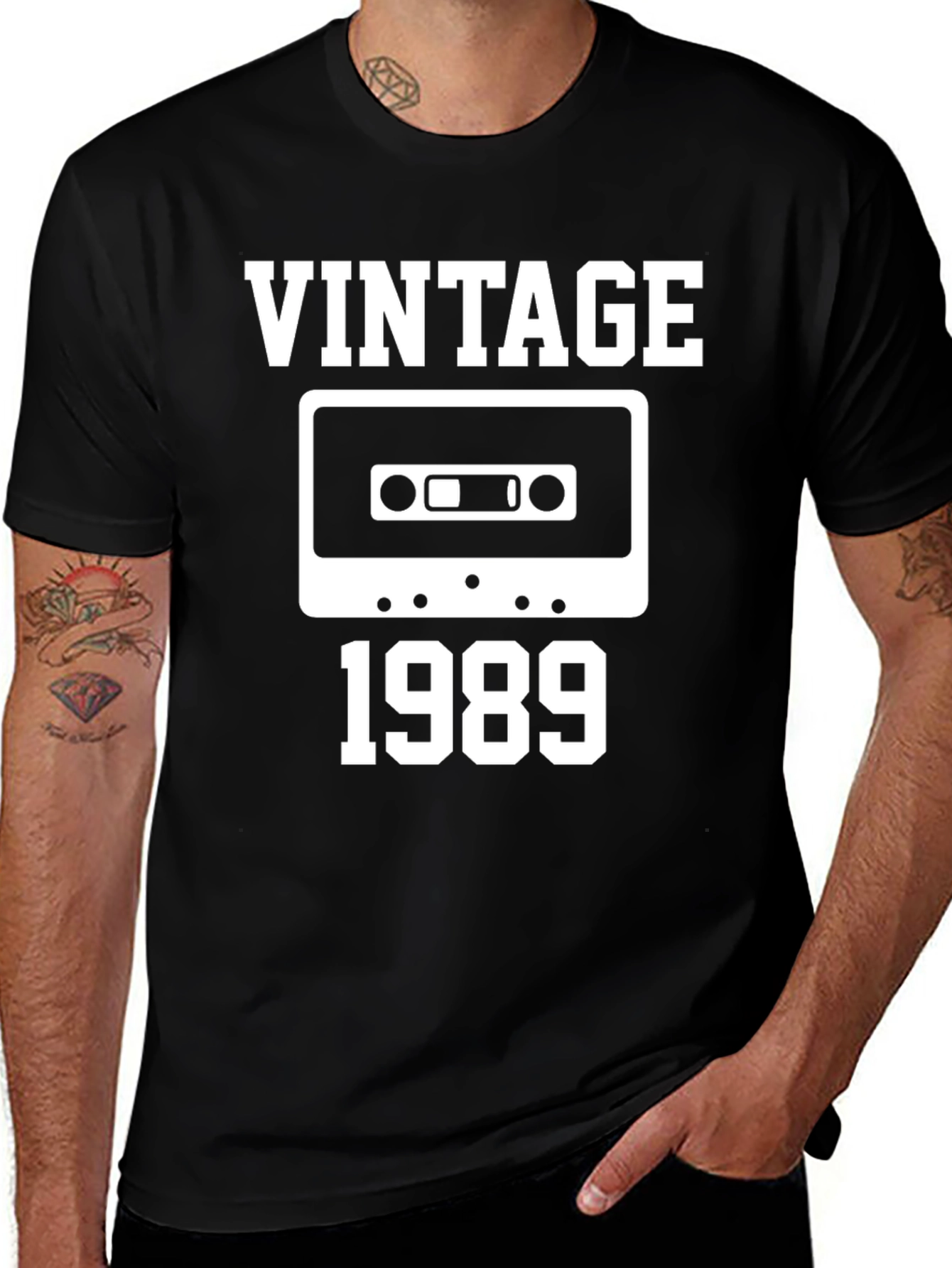 Variant 29 of Vintage 1989 Cassette Graphic Tee