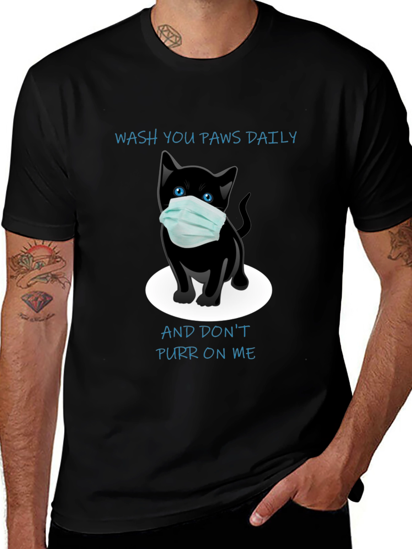 Variant 13 of Wash You Paws Daily T-Shirt