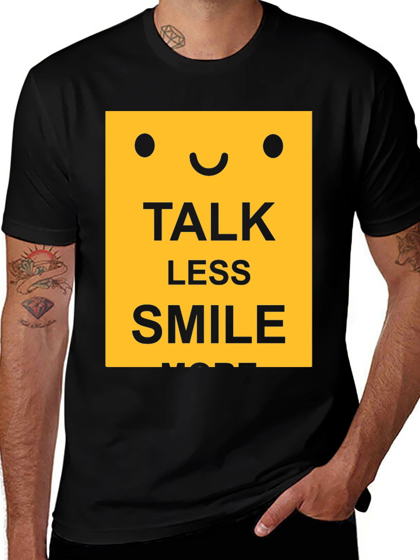 Variant 10 of Talk Less Smile More Graphic T-Shirt