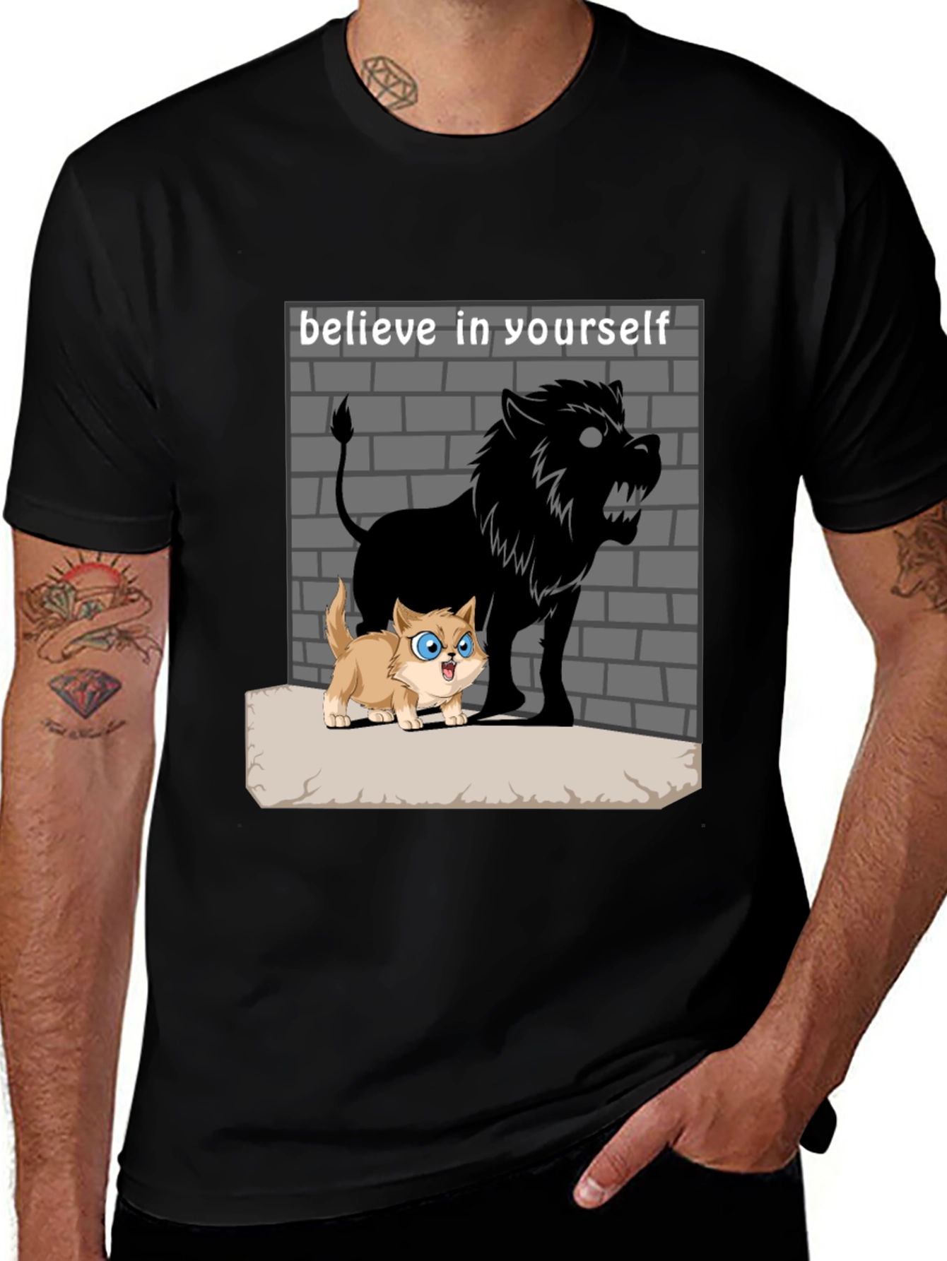 Variant 19 of Believe in Yourself Graphic Tee