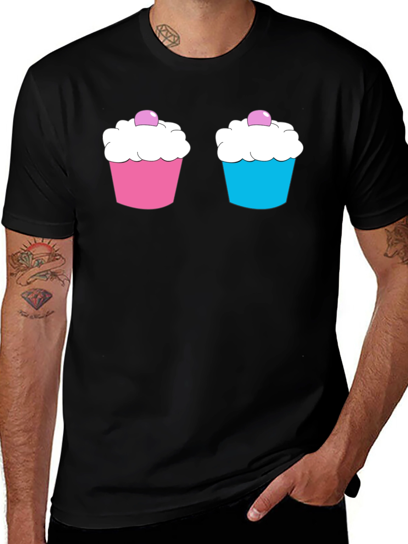 Variant 8 of Cupcake Graphic Tee - Sweet Style!