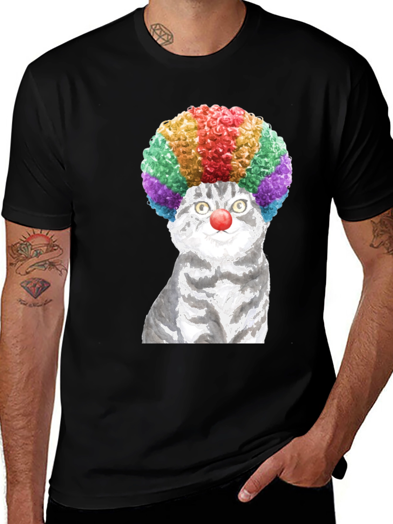Variant 14 of Clown Cat T-Shirt