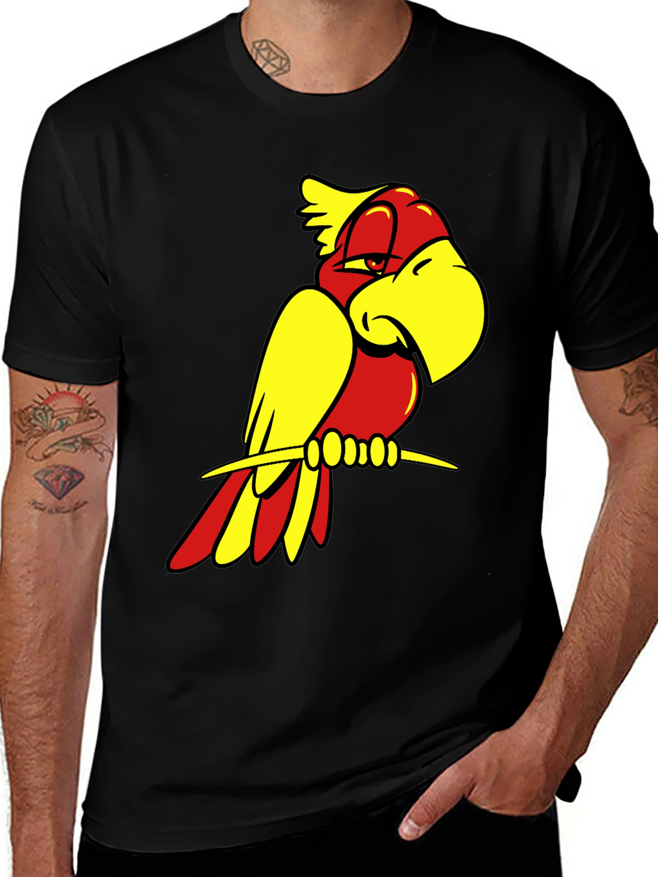 Cool Parrot Graphic Tee