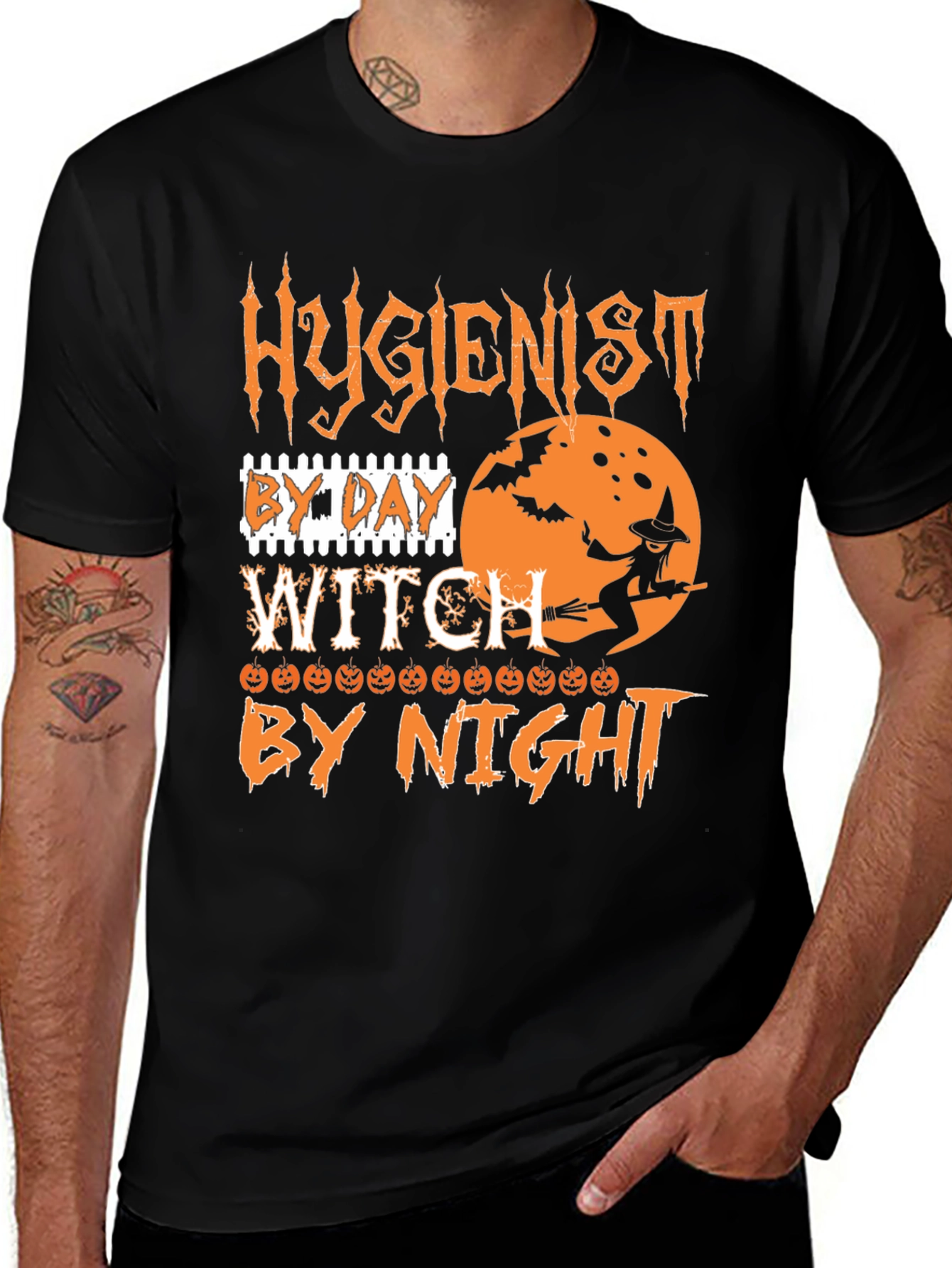Hygienist Witch Halloween T-Shirt