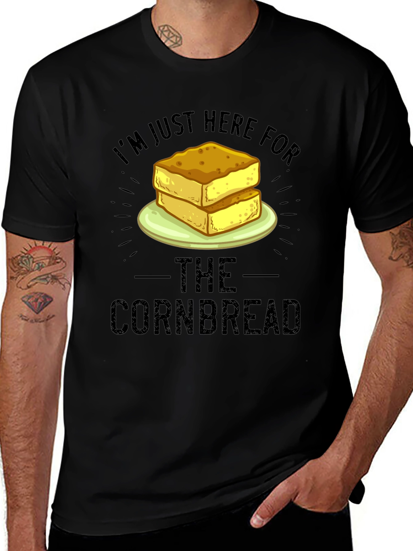 Variant 13 of Cornbread Lover T-Shirt - Funny Foodie Tee