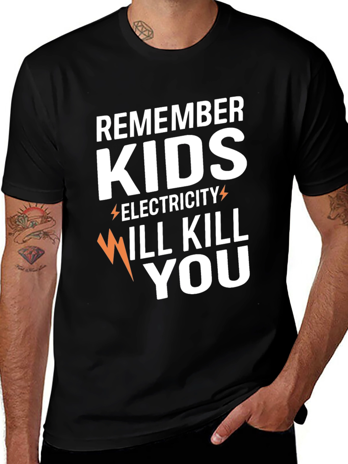 Variant 25 of Remember Kids Electricity T-Shirt