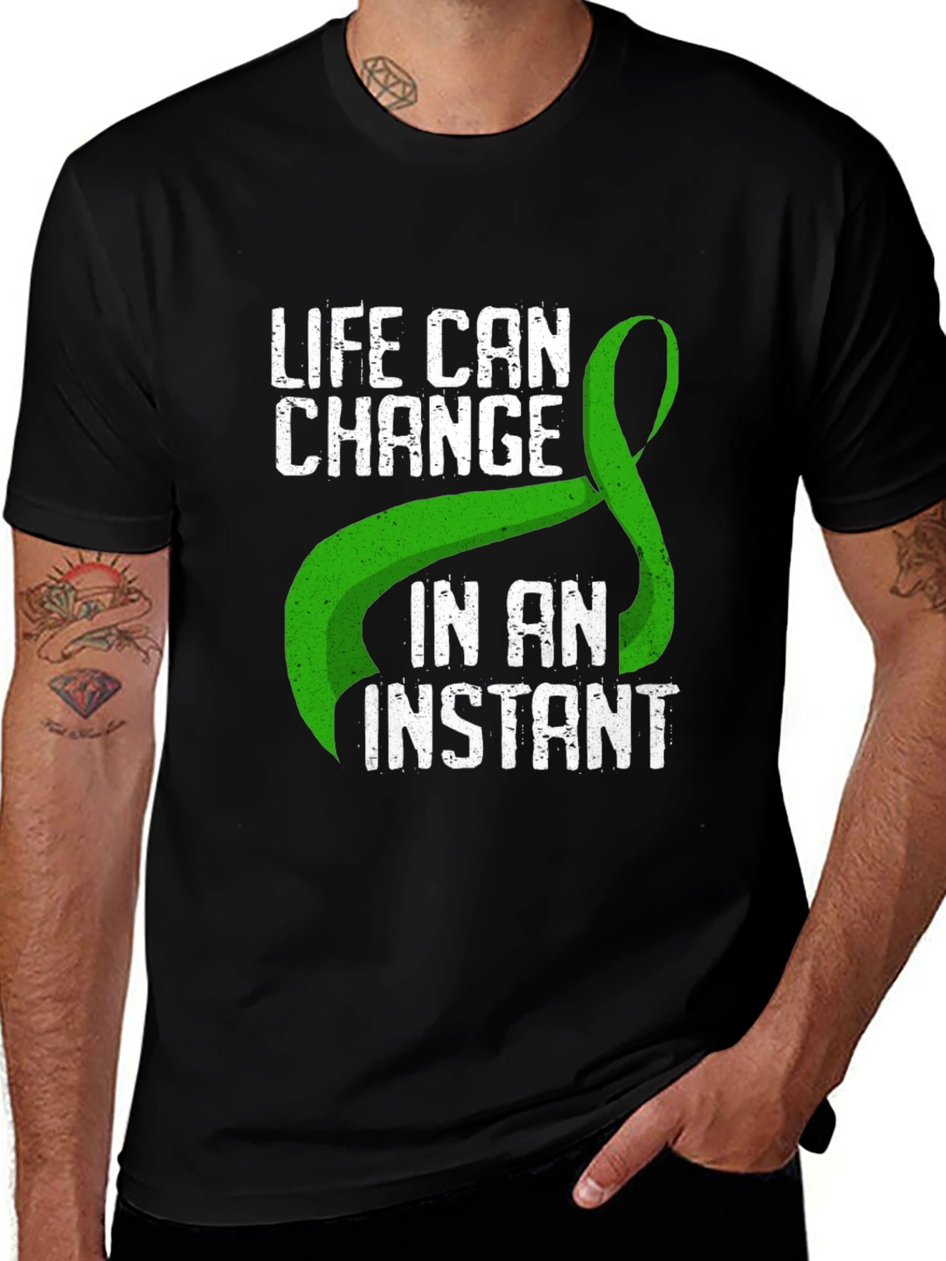 Life Can Change in an Instant Awareness T-Shirt