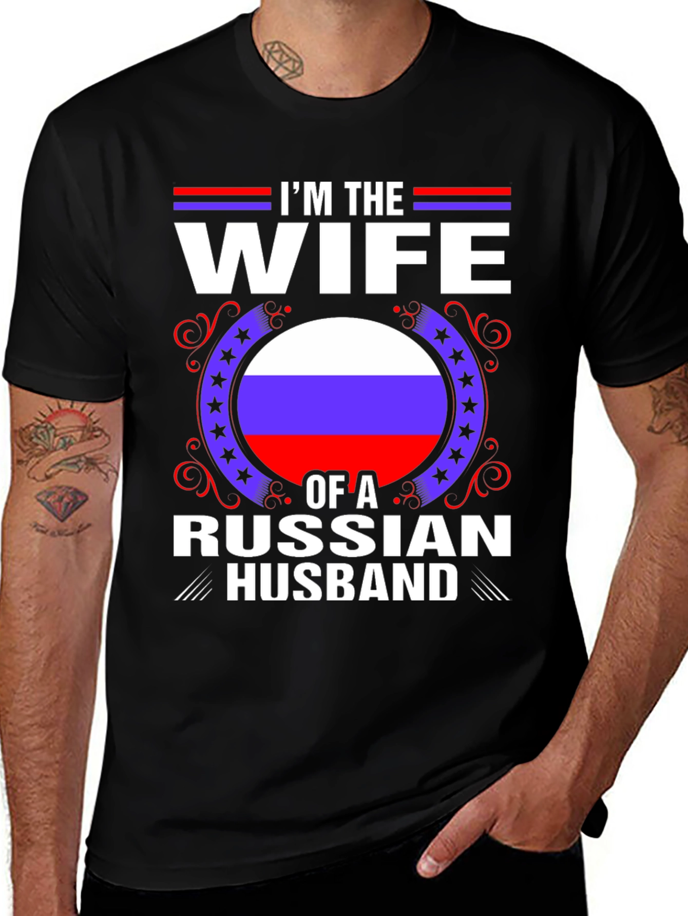 I'm the Wife of a Russian Husband T-Shirt