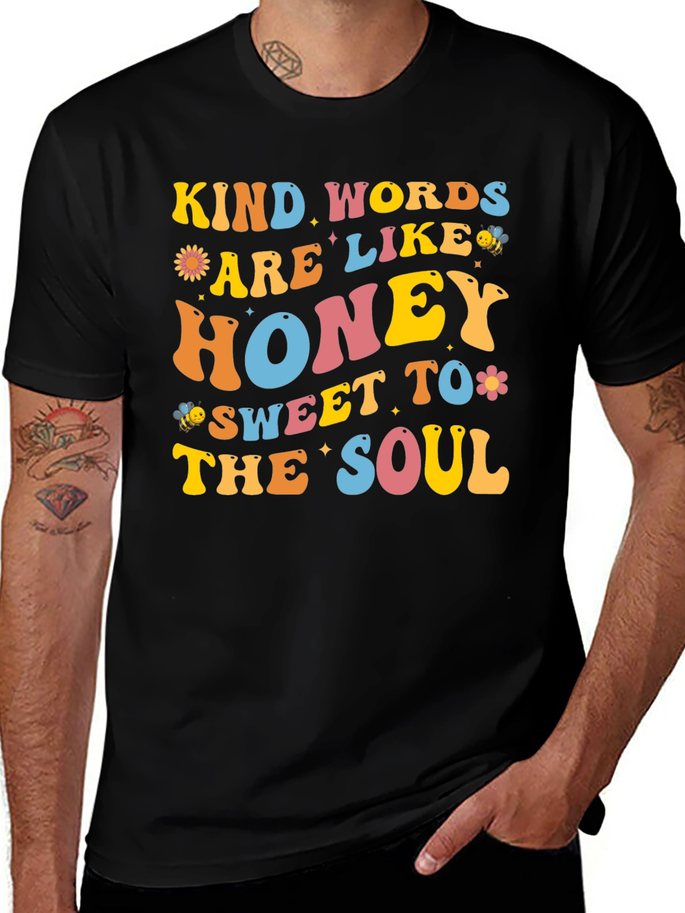 Variant 19 of Kind Words Are Like Honey T-Shirt