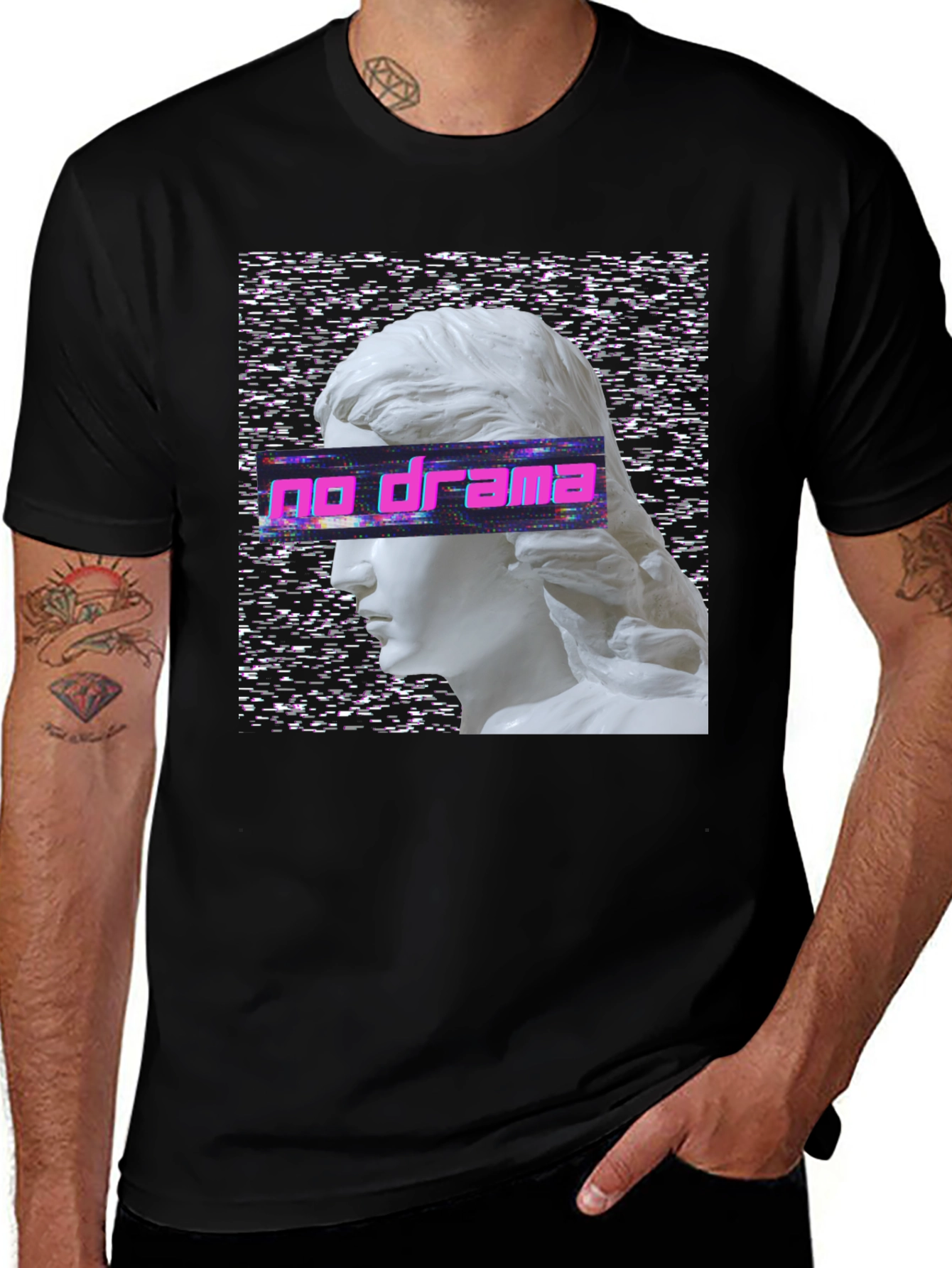 Variant 26 of No Drama Vaporwave T-Shirt