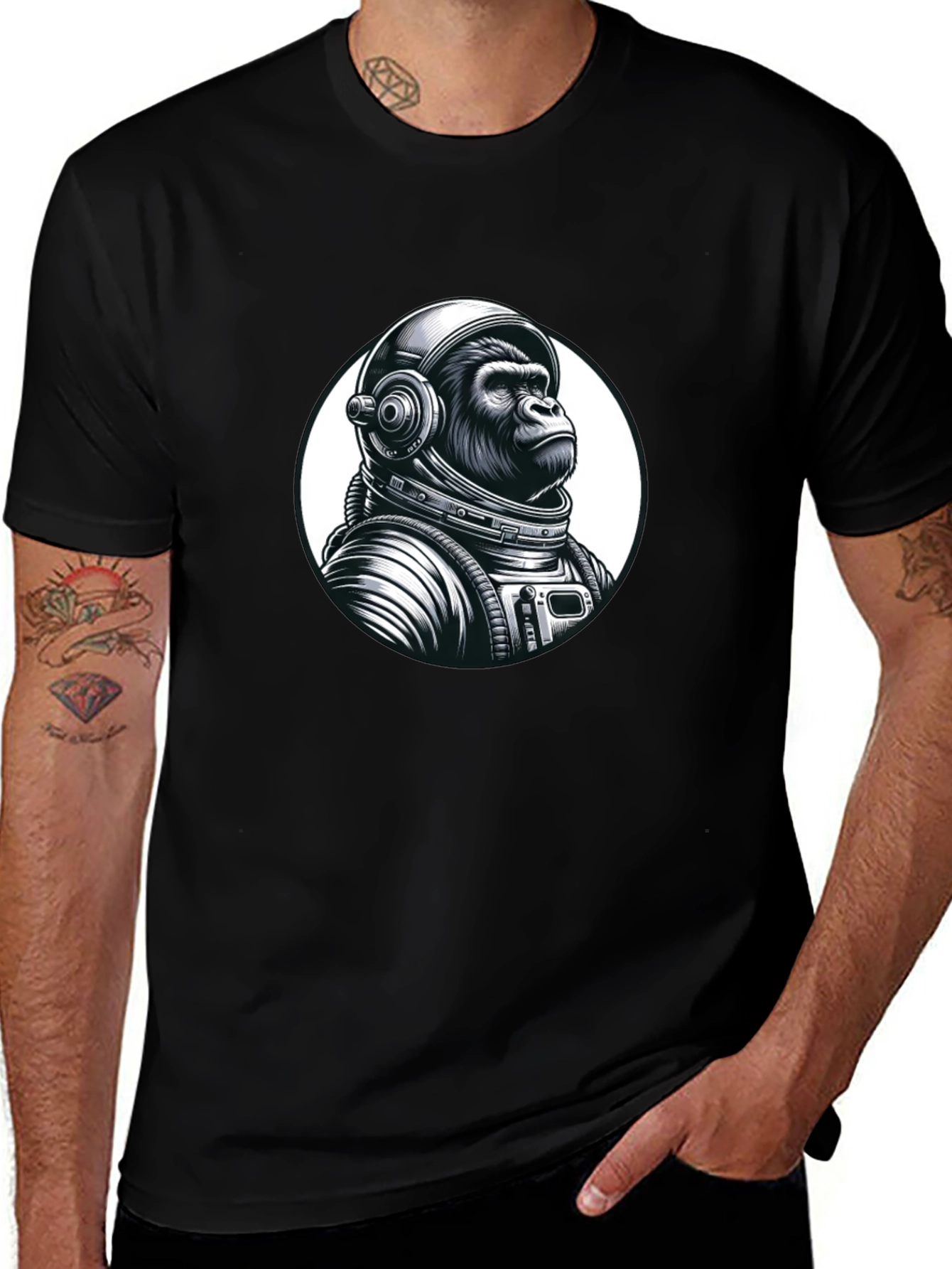 Variant 12 of Astro-Gorilla Graphic Tee