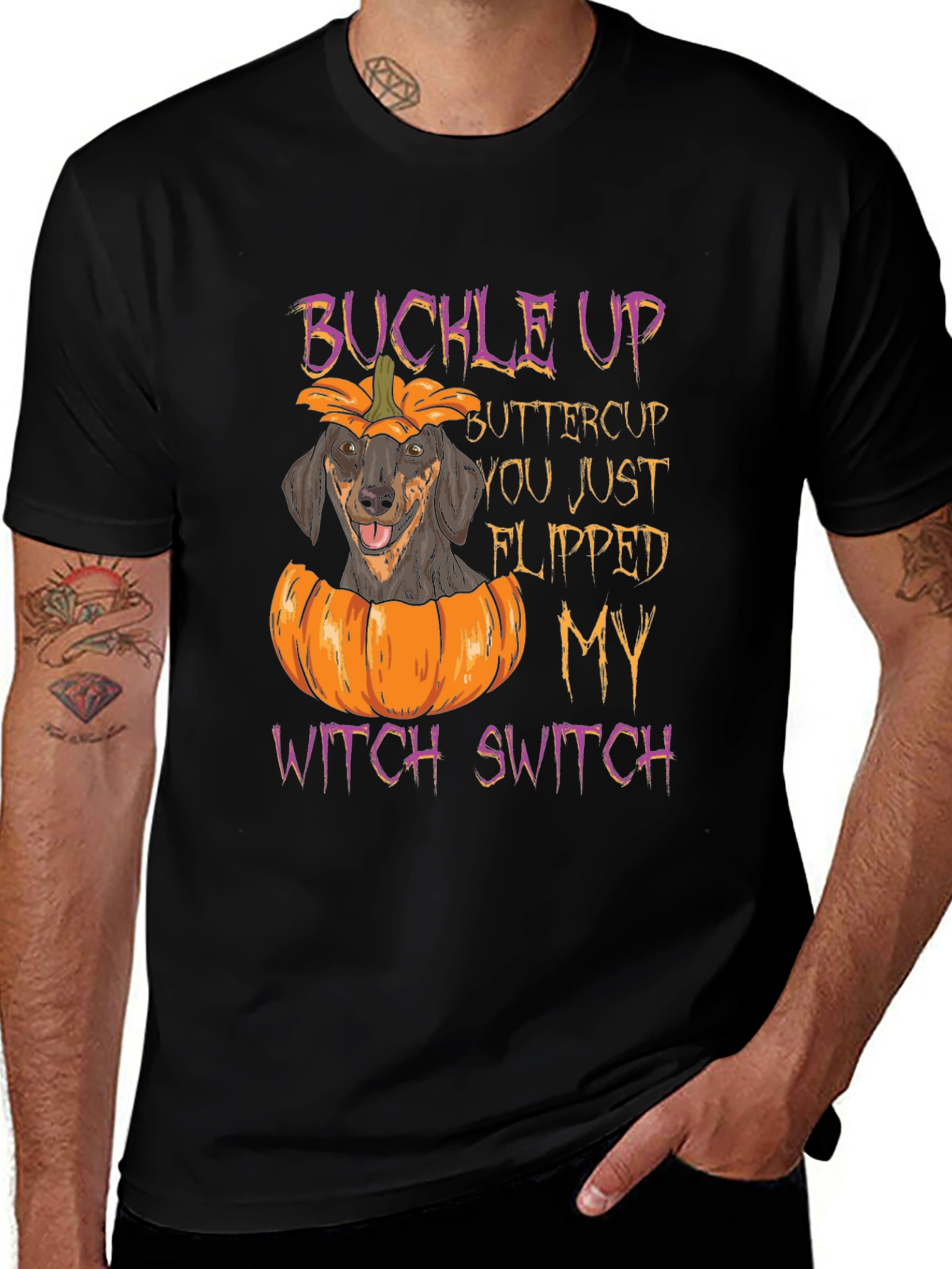 Variant 22 of Buckle Up Witch Switch T-Shirt
