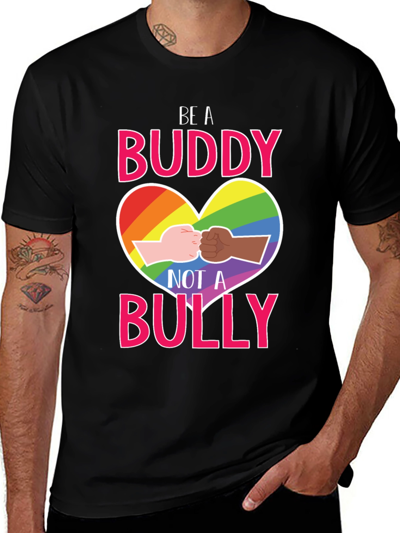 Be A Buddy Not a Bully Equality T-Shirt
