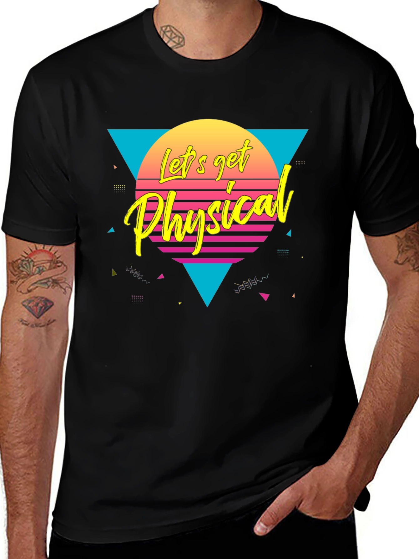 Variant 7 of Retro 'Let's Get Physical' Graphic Tee