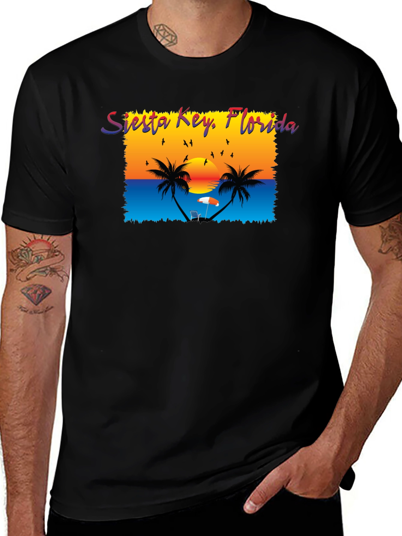 Siesta Key Florida Sunset Beach T-Shirt