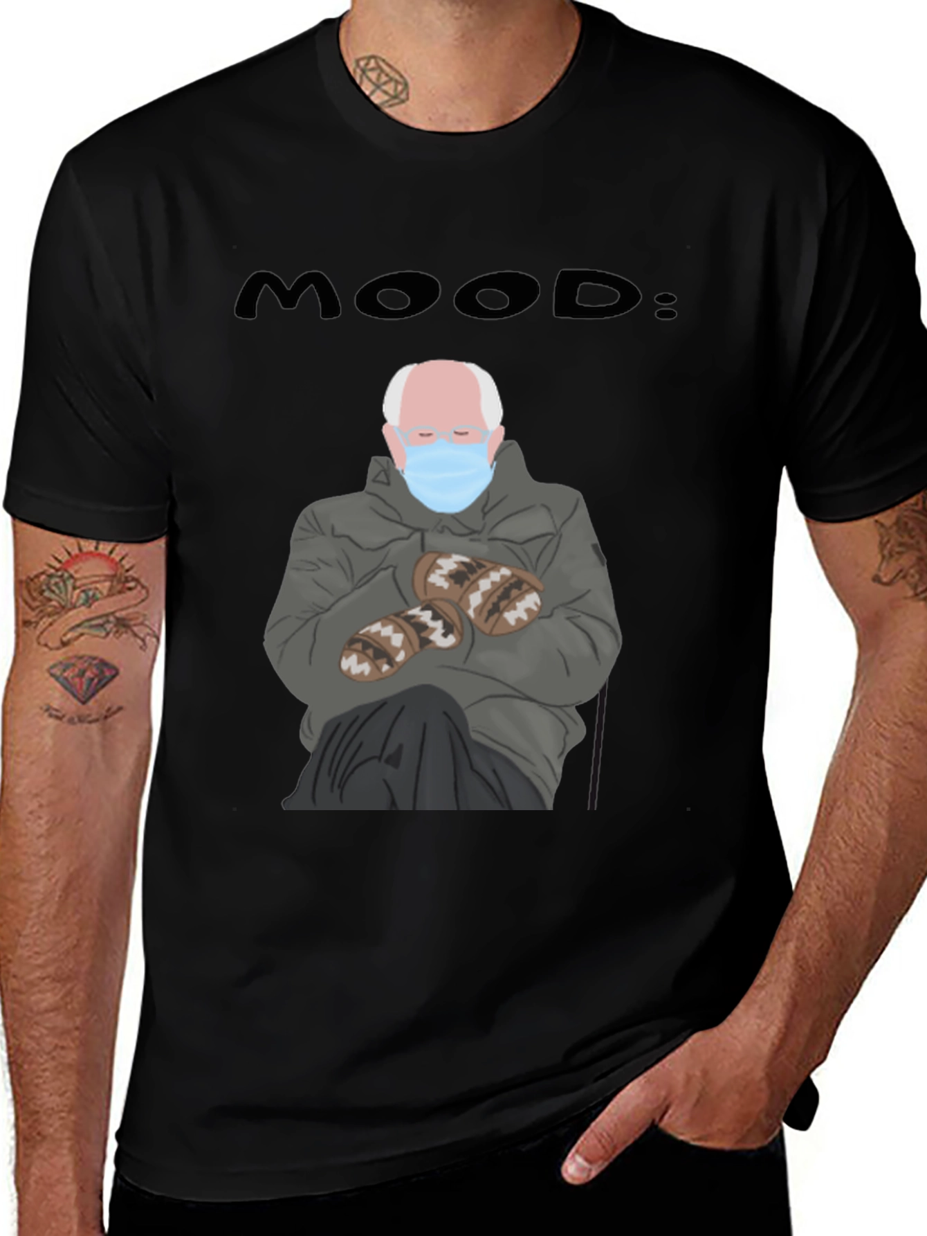Variant 29 of Mood: Bernie Meme Graphic T-Shirt
