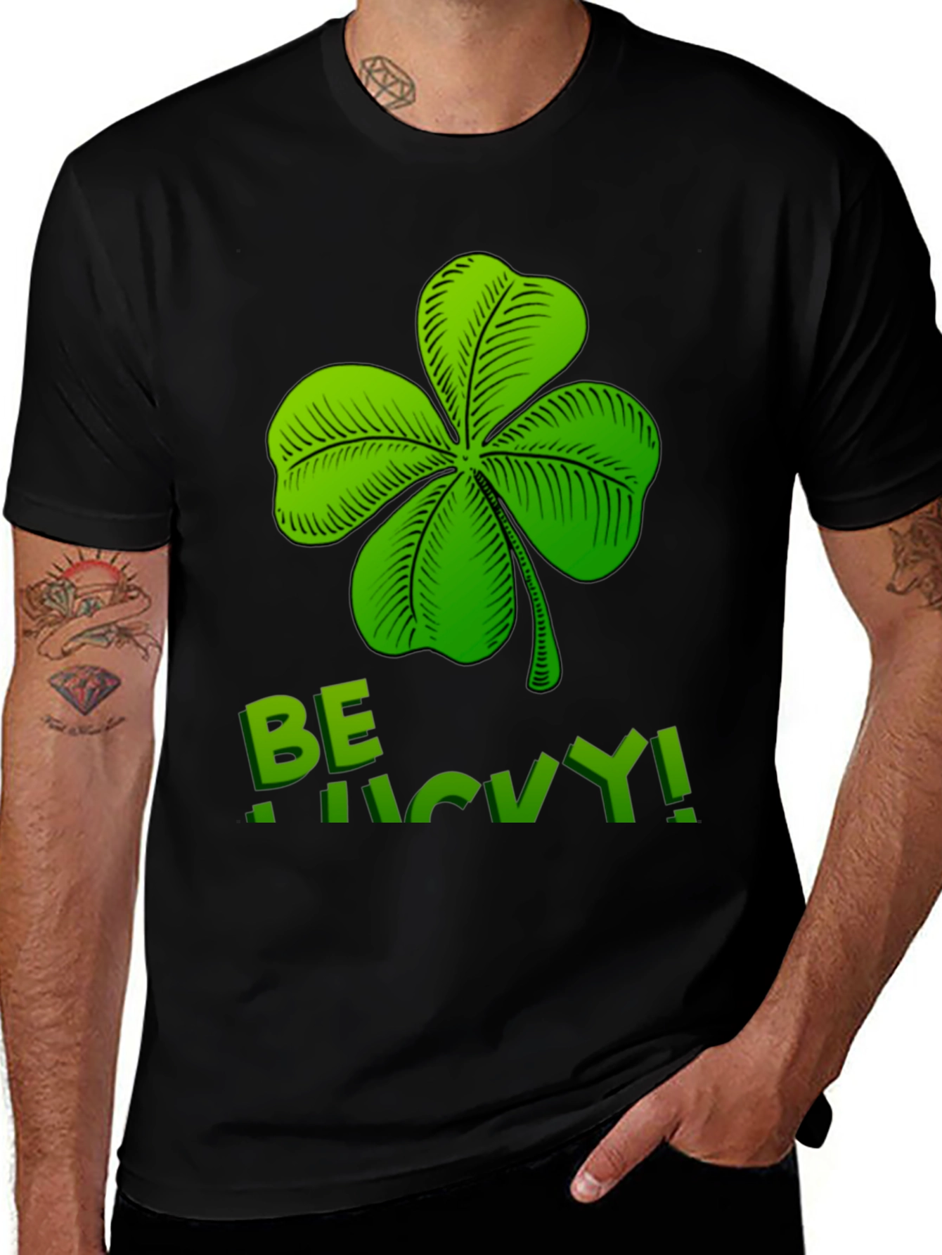 Lucky Clover Graphic Tee - St. Patrick's Day Shirt