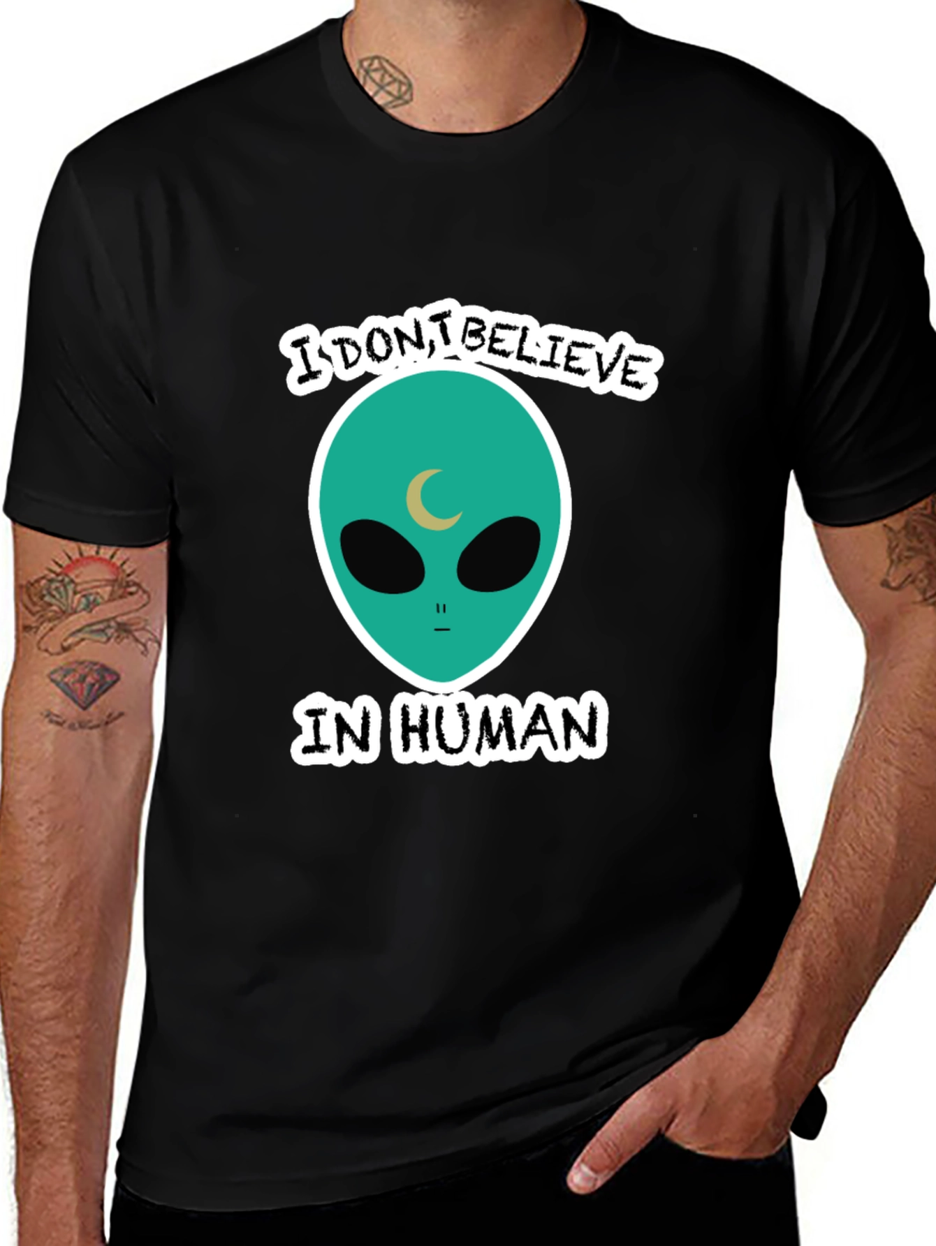 I Don't Believe in Humans Graphic Tee