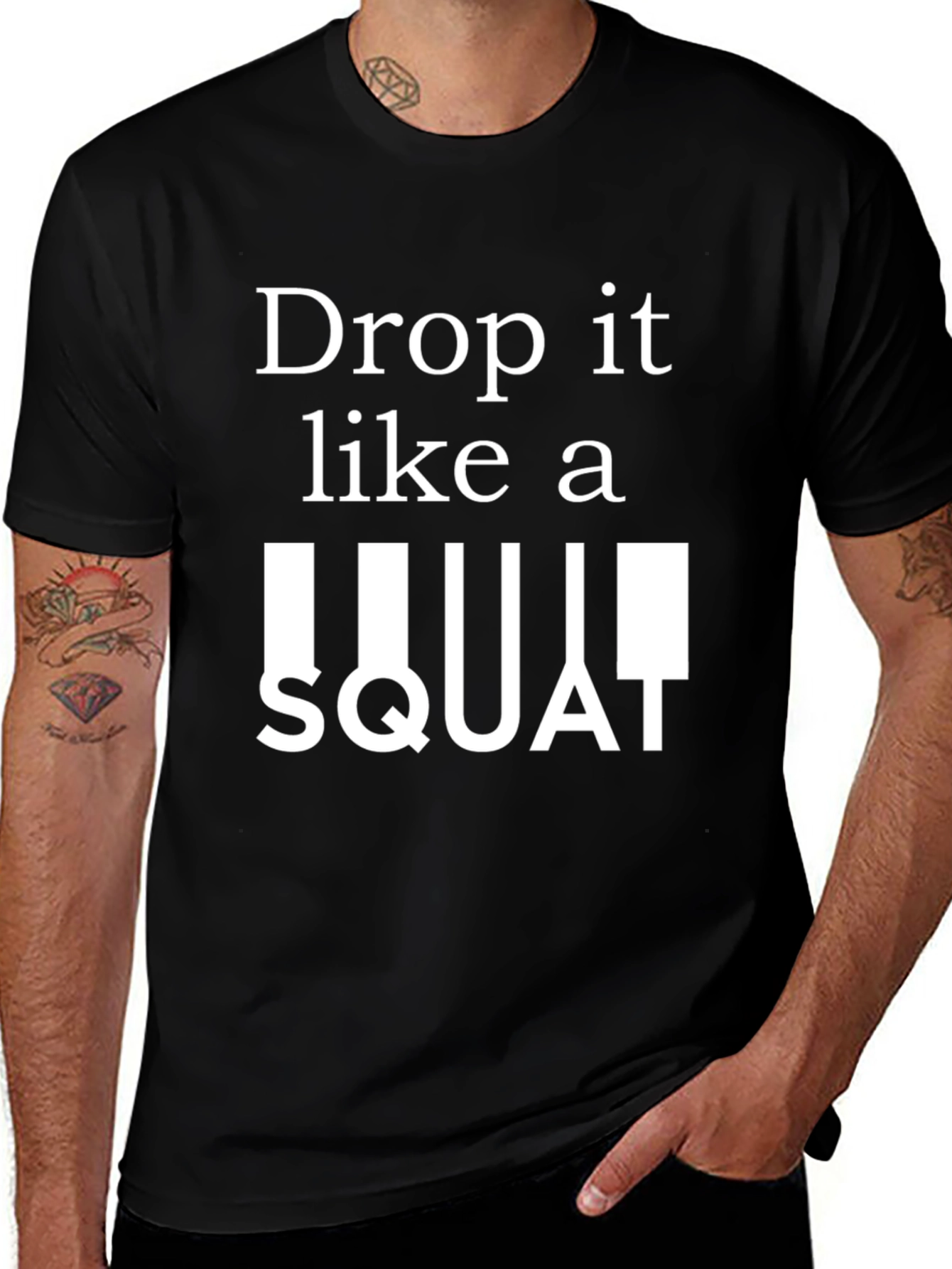 Variant 8 of Drop It Like A Squat Graphic Tee