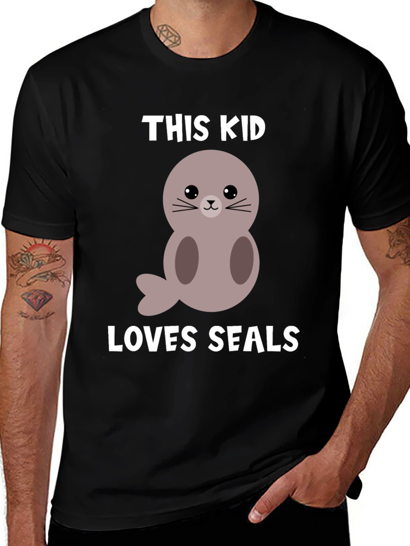 Variant 29 of This Kid Loves Seals T-Shirt