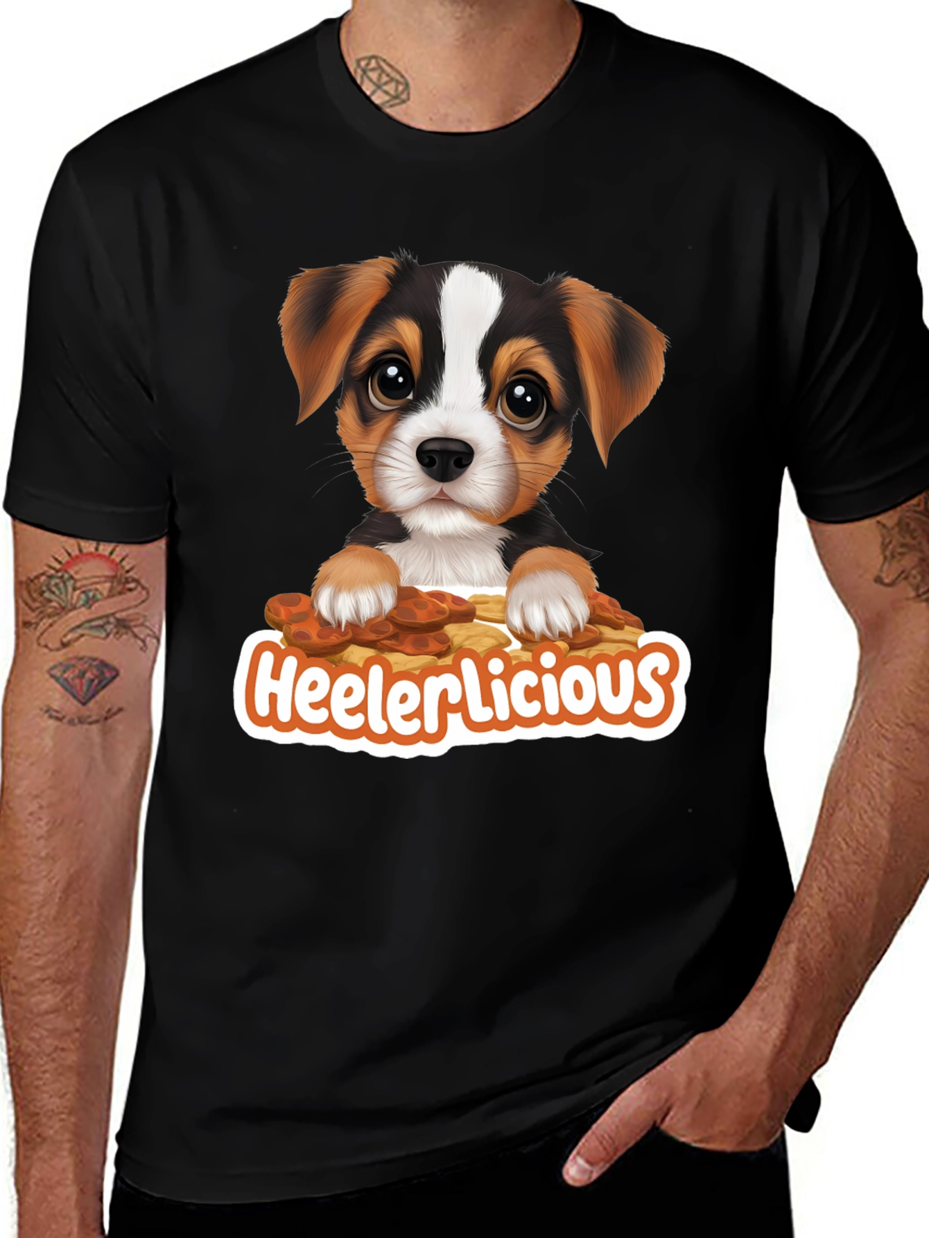 Variant 17 of Heelerlicious Puppy T-Shirt - Cute Dog Tee