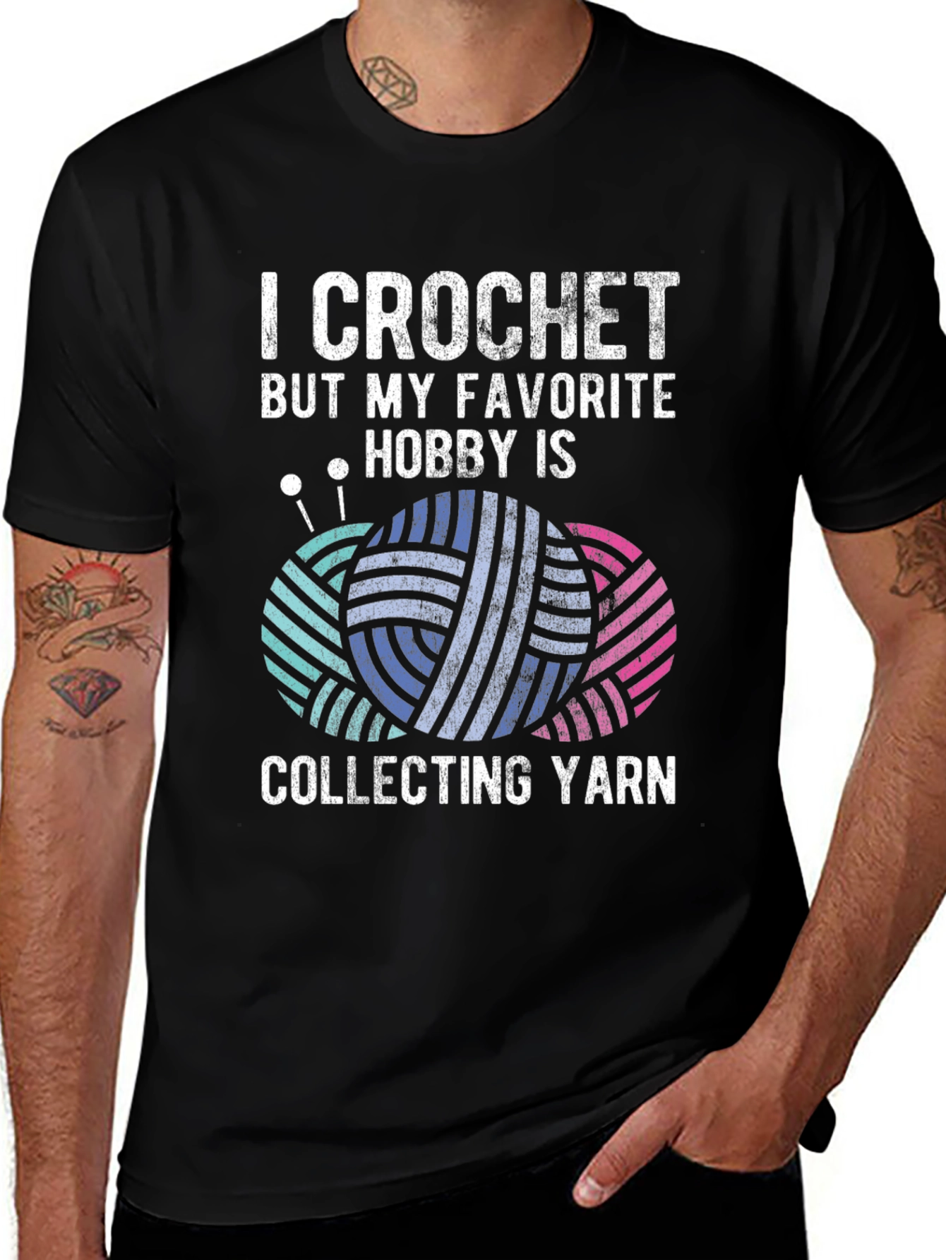Variant 25 of I Crochet T-Shirt - Collecting Yarn Hobby Tee