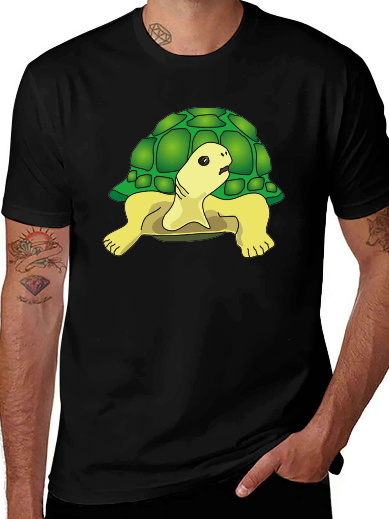 Variant 27 of Turtle Graphic T-Shirt - Unique Animal Print
