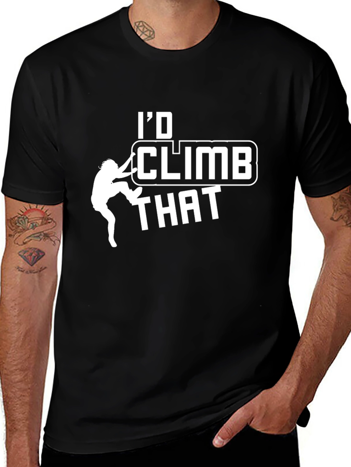 I'd Climb That T-Shirt - Rock Climbing Tee