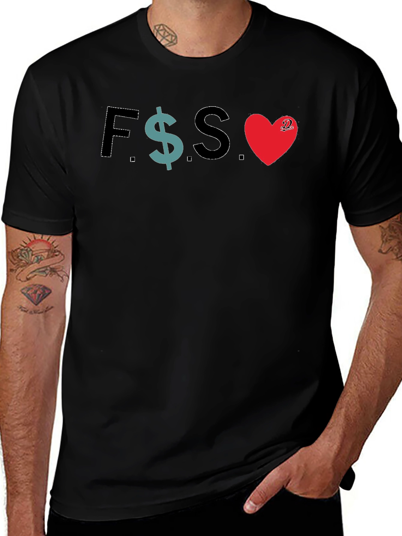 Variant 8 of F$S Love T-Shirt - Stylish Graphic Tee