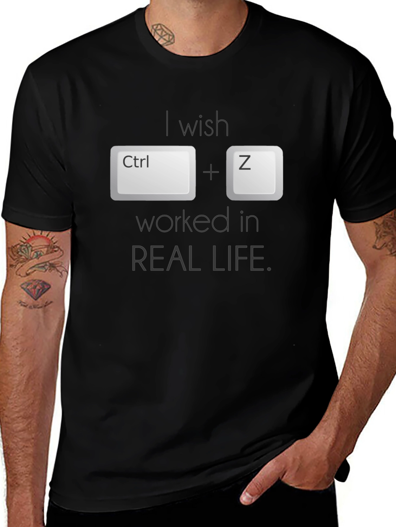 Variant 6 of Ctrl+Z Wish T-Shirt - Undo in Real Life!