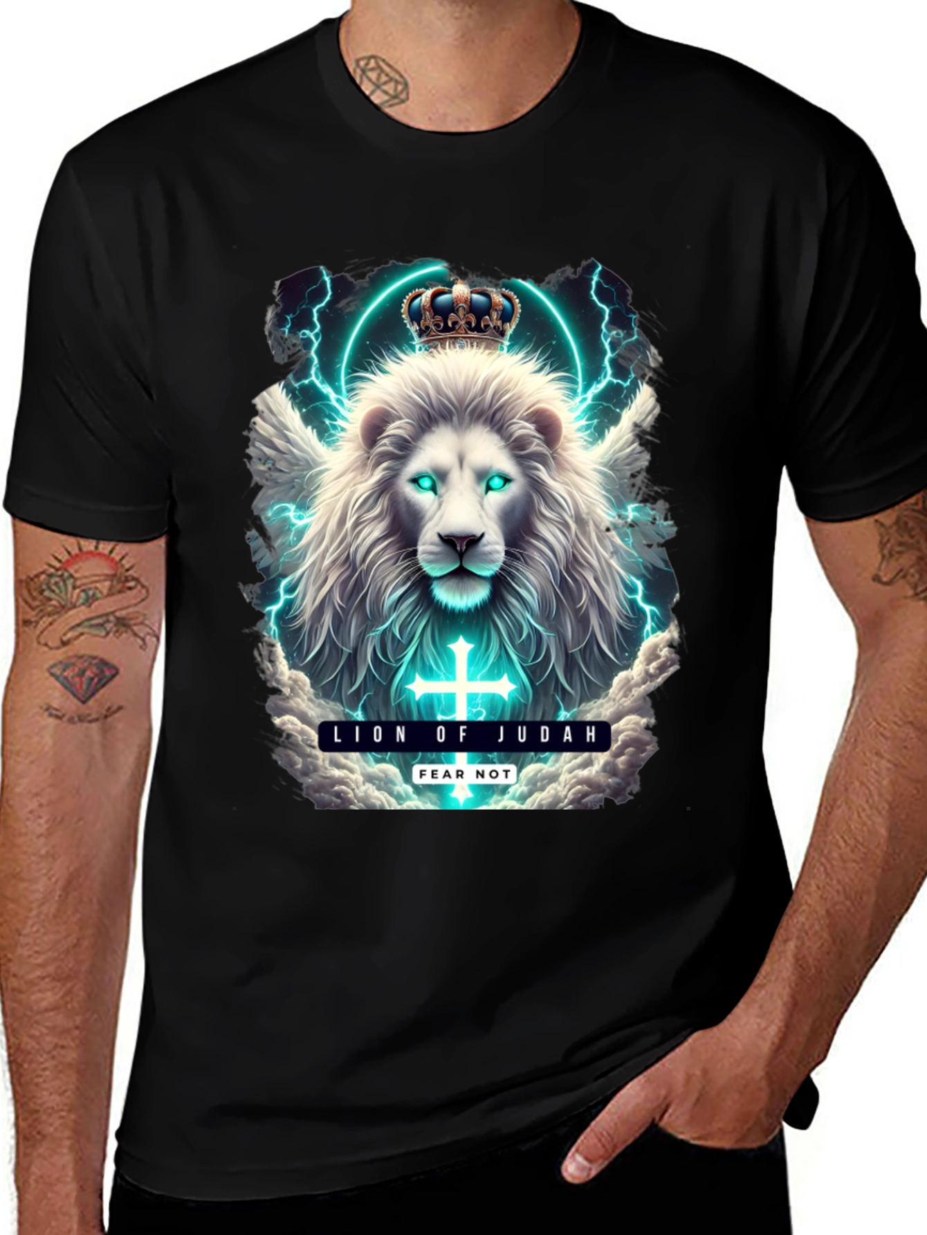 Lion of Judah T-Shirt - Fear Not Graphic Tee