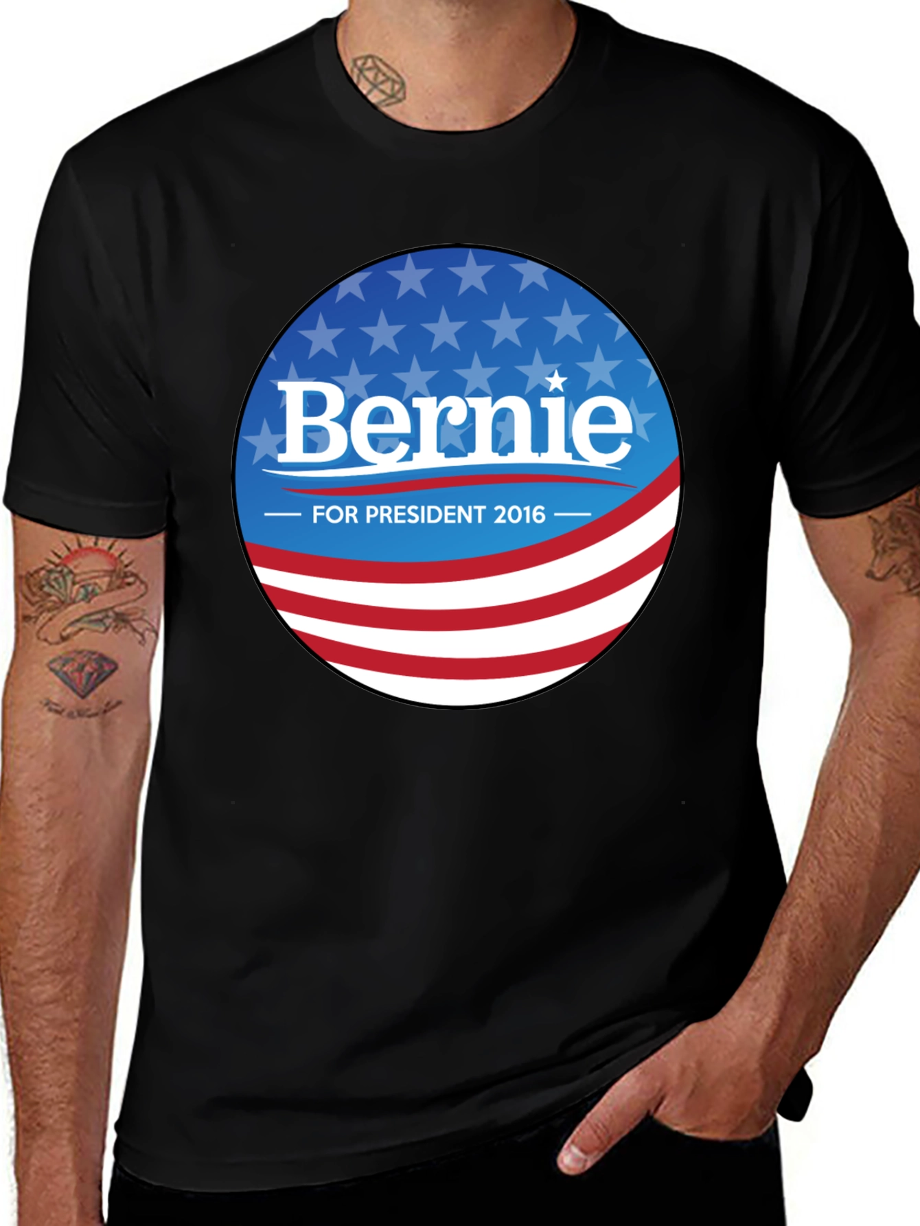 Bernie Sanders For President 2016 Graphic Tee