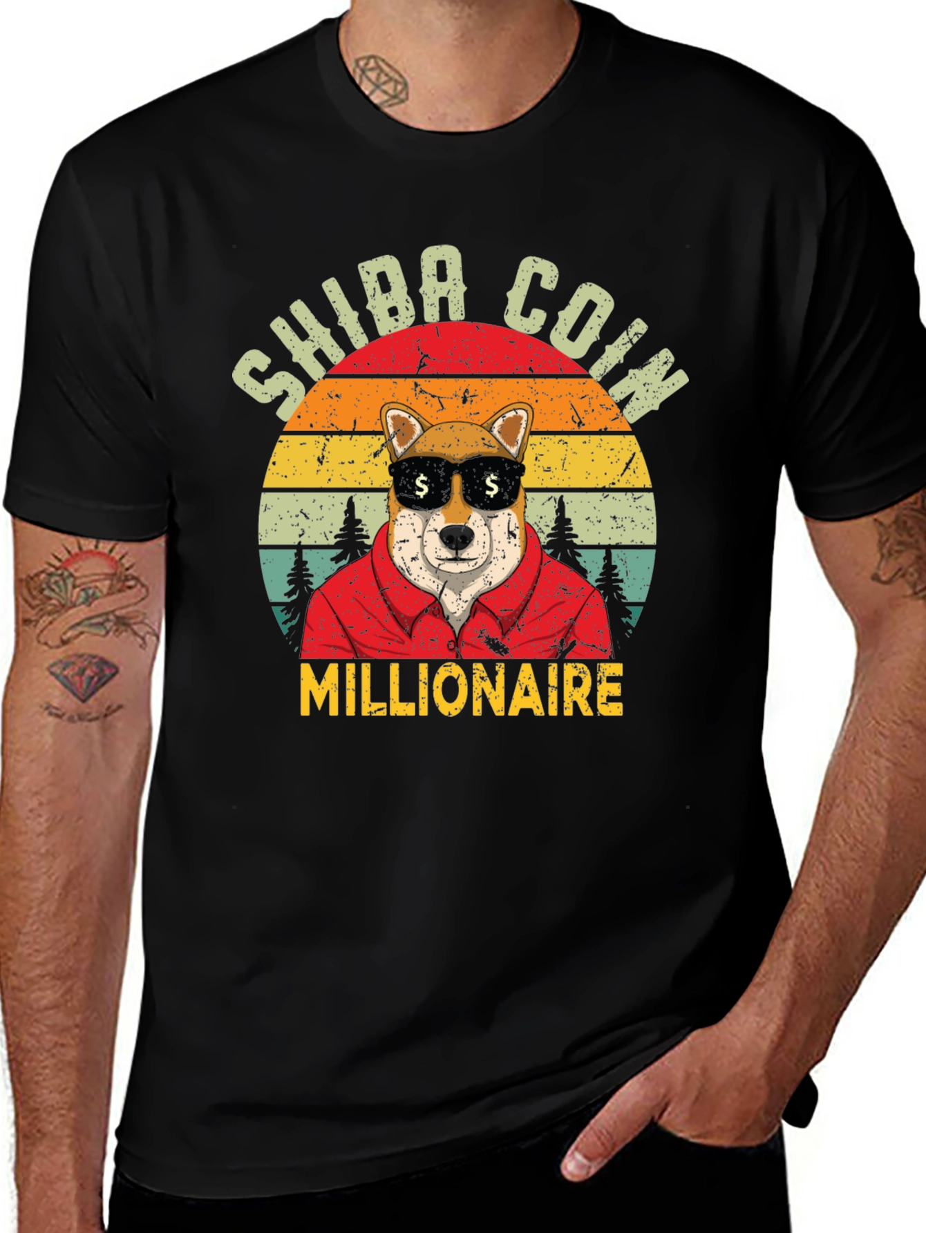Shiba Coin Millionaire T-Shirt - Crypto Doge