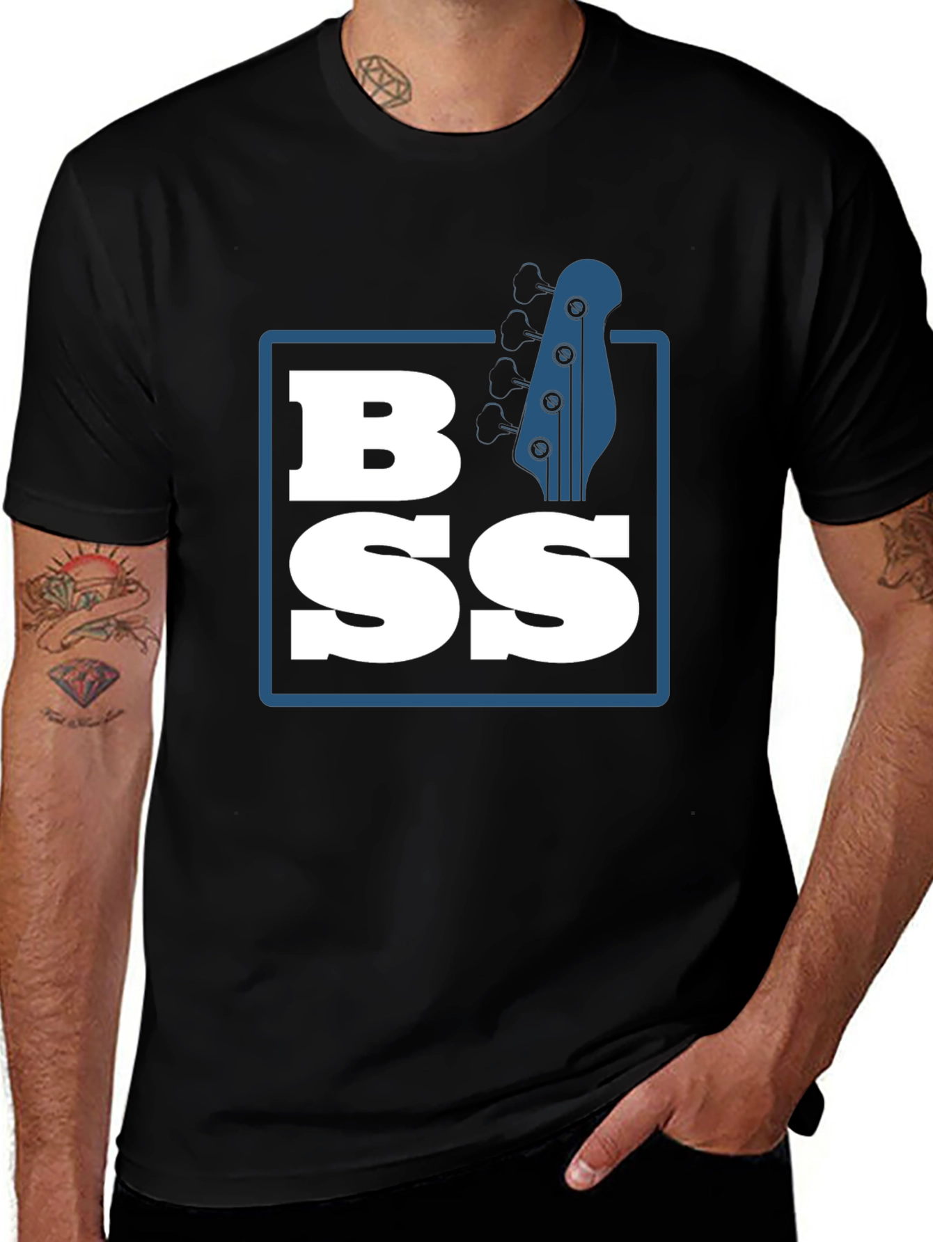 Variant 23 of Bass Guitar T-Shirt - Cool Music Tee
