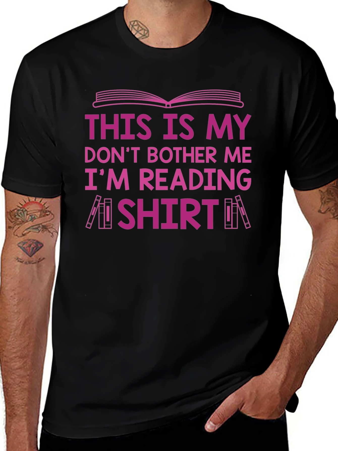Black Don't Bother Me I'm Reading Shirt main image