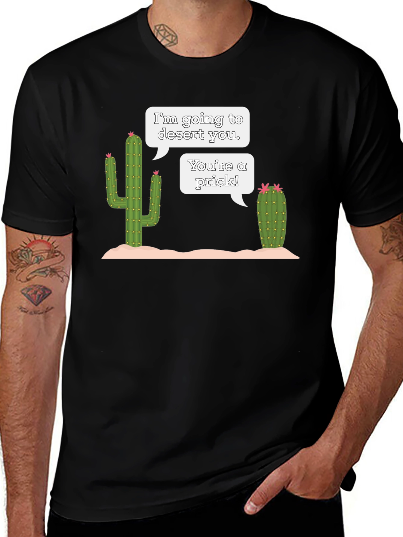 Variant 4 of Humorous Cactus Pun T-Shirt - Desert Humor