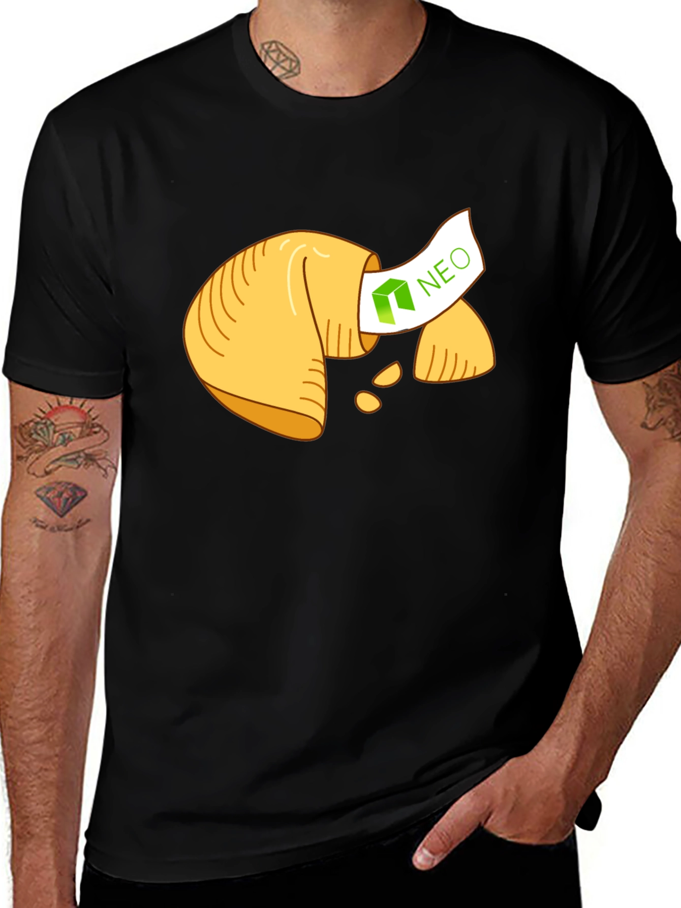 NEO Fortune Cookie Graphic Tee - Crypto Gift