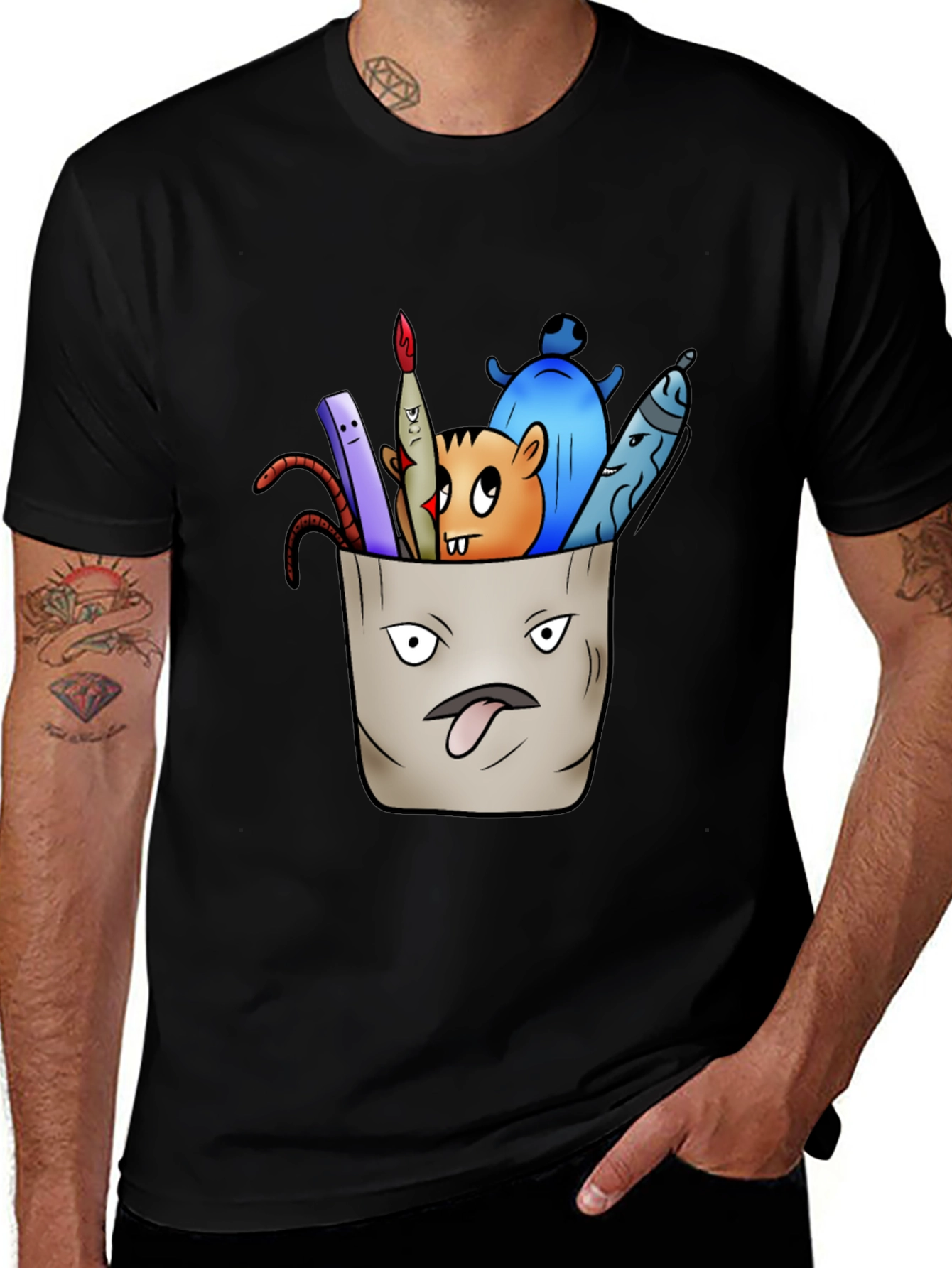 Variant 24 of Pocket Monster Graphic Tee - Unique Cartoon Design