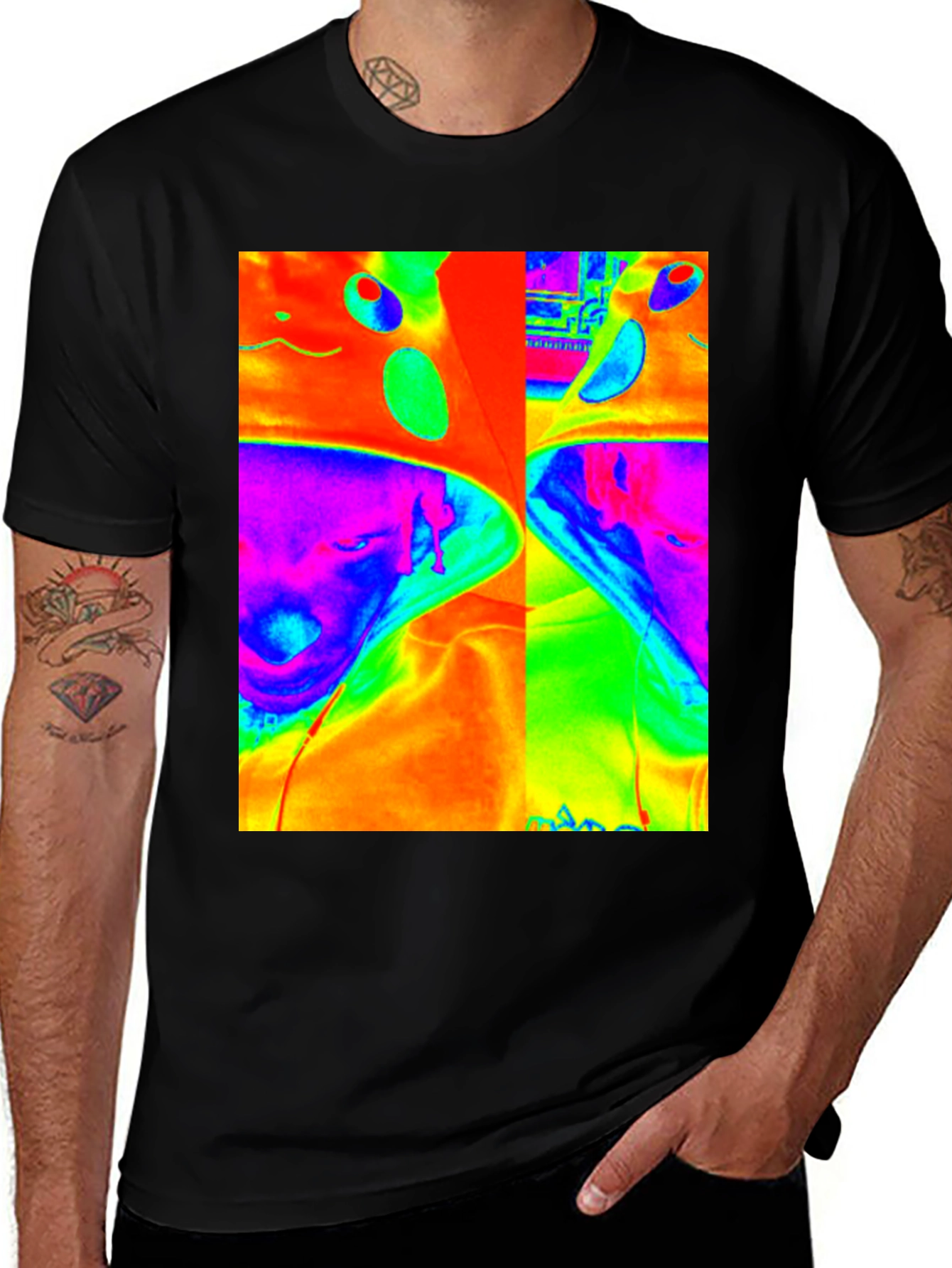 Variant 13 of Abstract Thermal T-Shirt