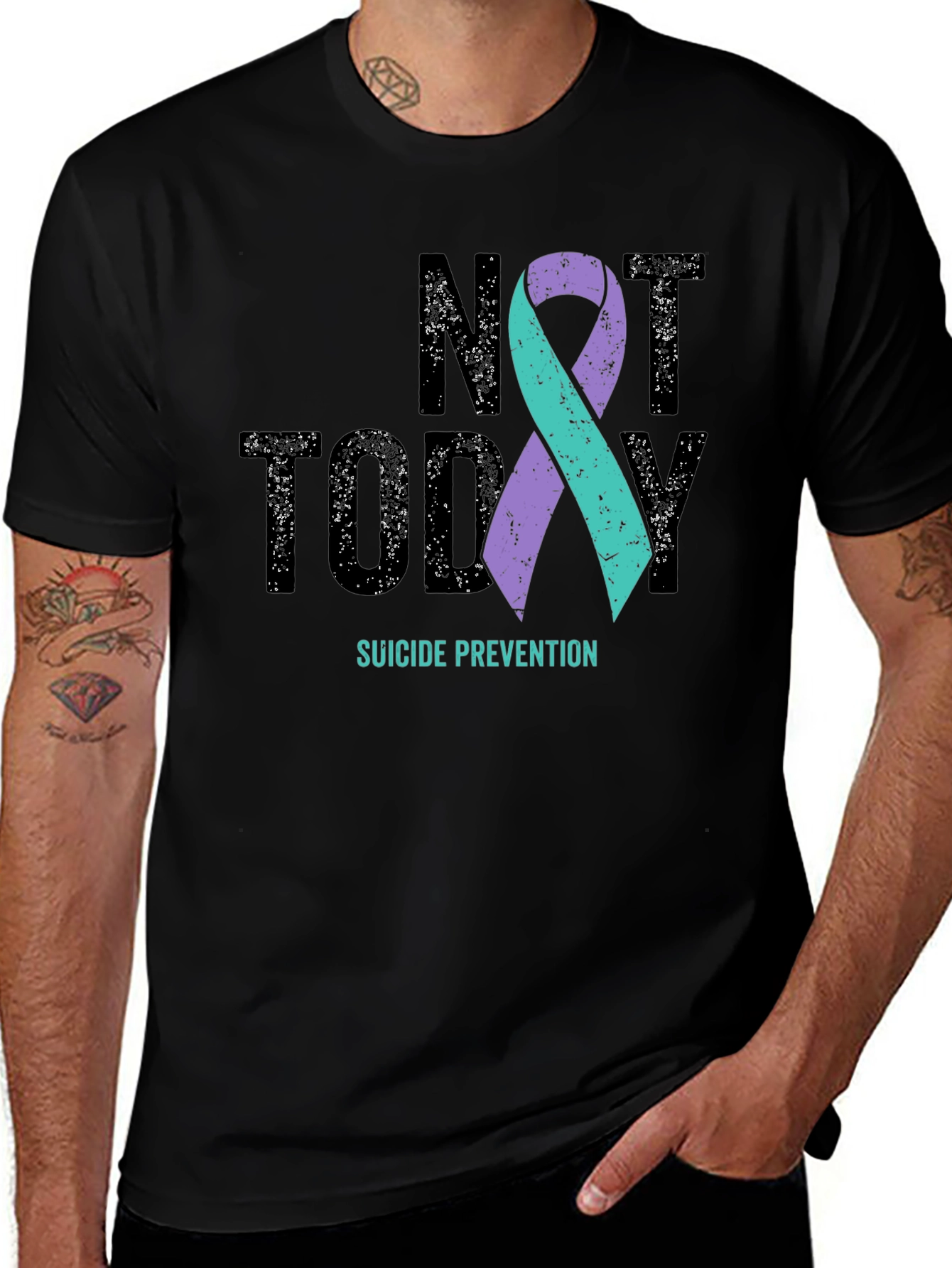 Variant 13 of Not Today Suicide Prevention T-Shirt