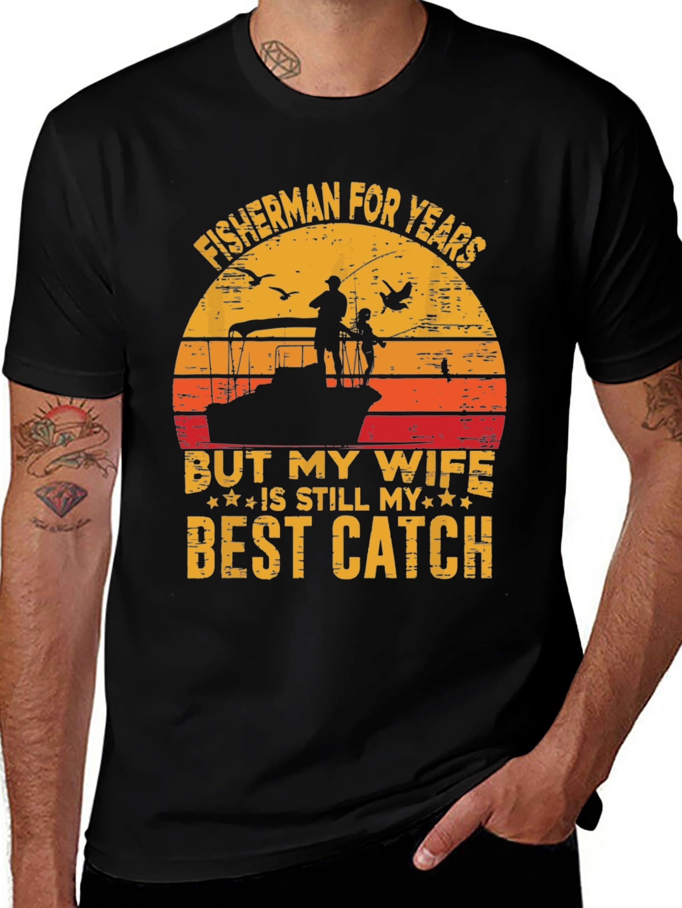 Variant 25 of Fisherman Wife Best Catch Graphic Tee