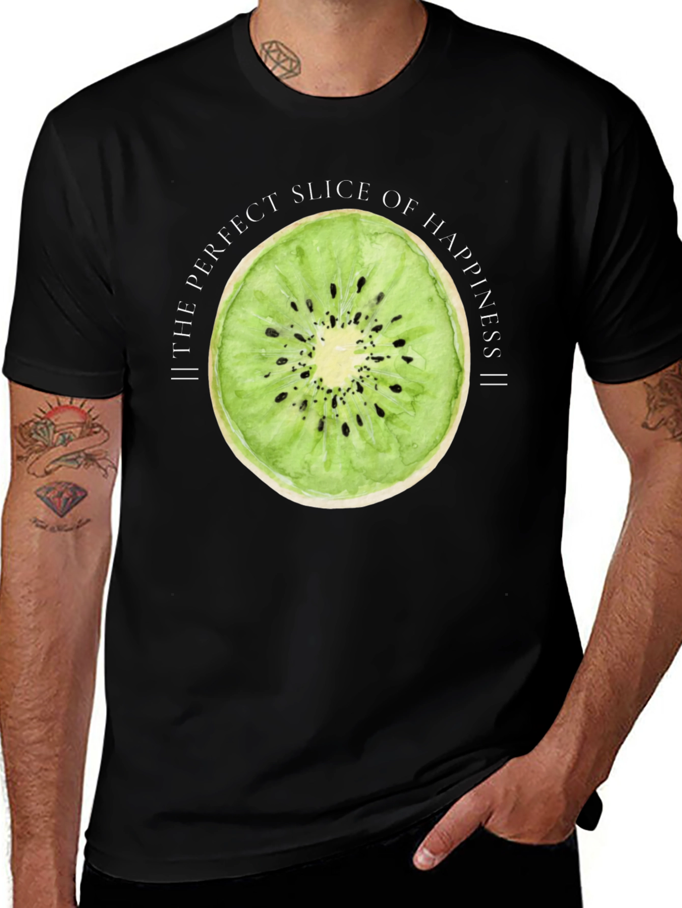 Variant 5 of Kiwi Slice Happiness Graphic T-Shirt