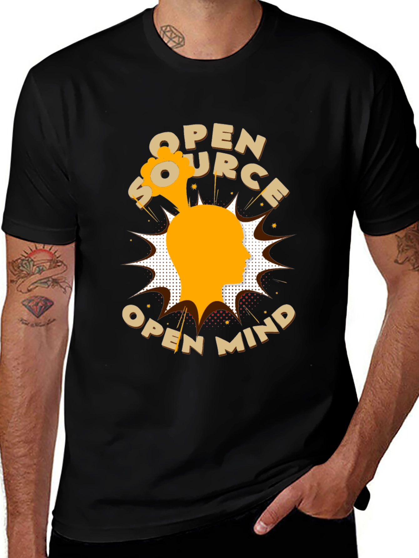 Variant 19 of Open Source Open Mind Graphic T-Shirt