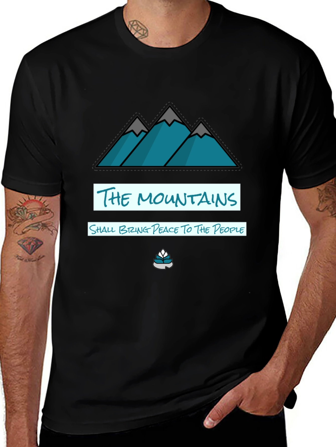 Variant 17 of Mountains Peace Graphic Tee