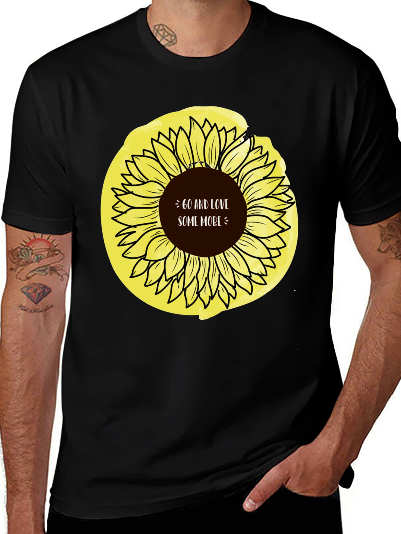 Variant 23 of Go and Love Some More Sunflower Graphic Tee