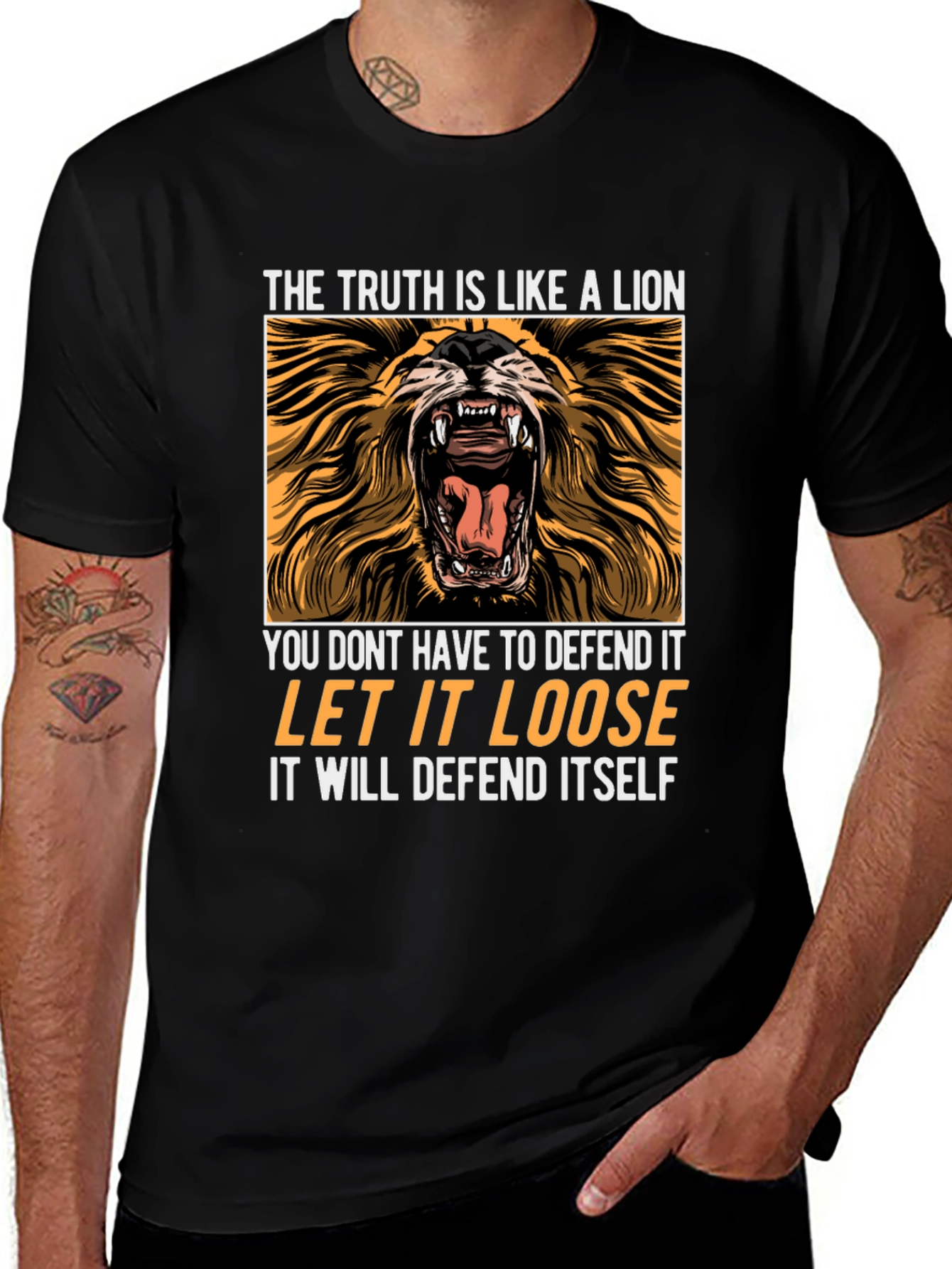 Variant 18 of Truth Like a Lion Graphic T-Shirt